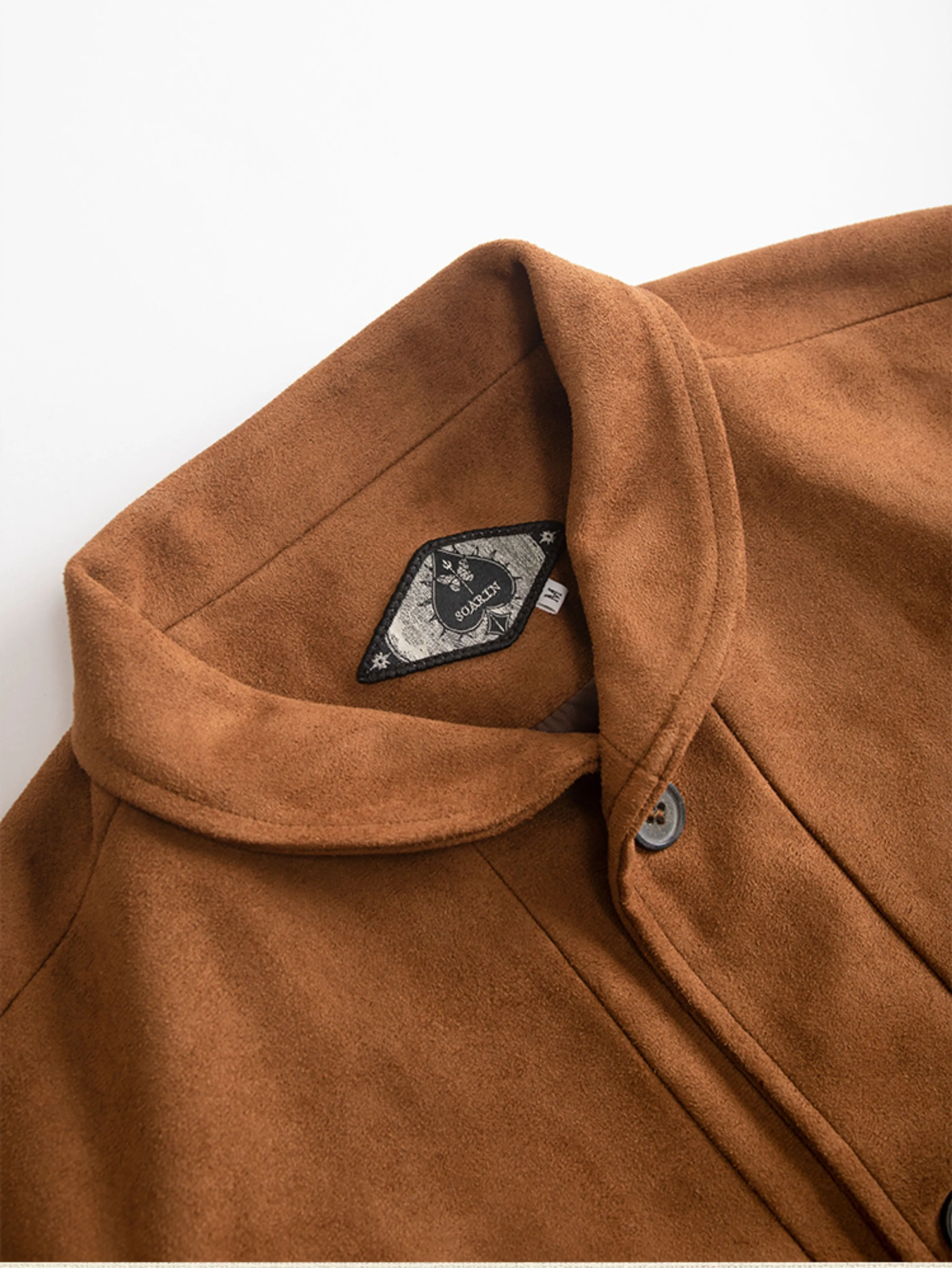 Suede-Effect Utility Bomber Jacket - Image 5