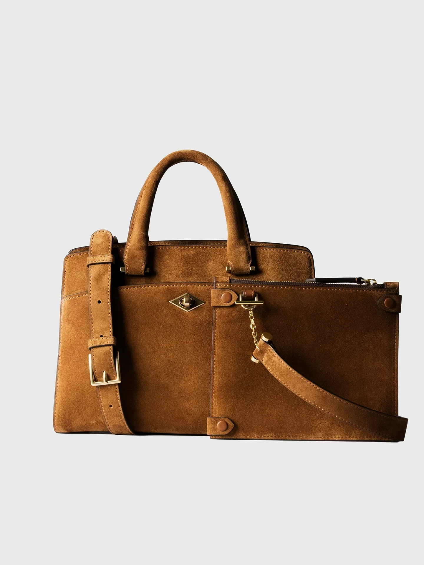 Suede Eye Satchel - Image 4