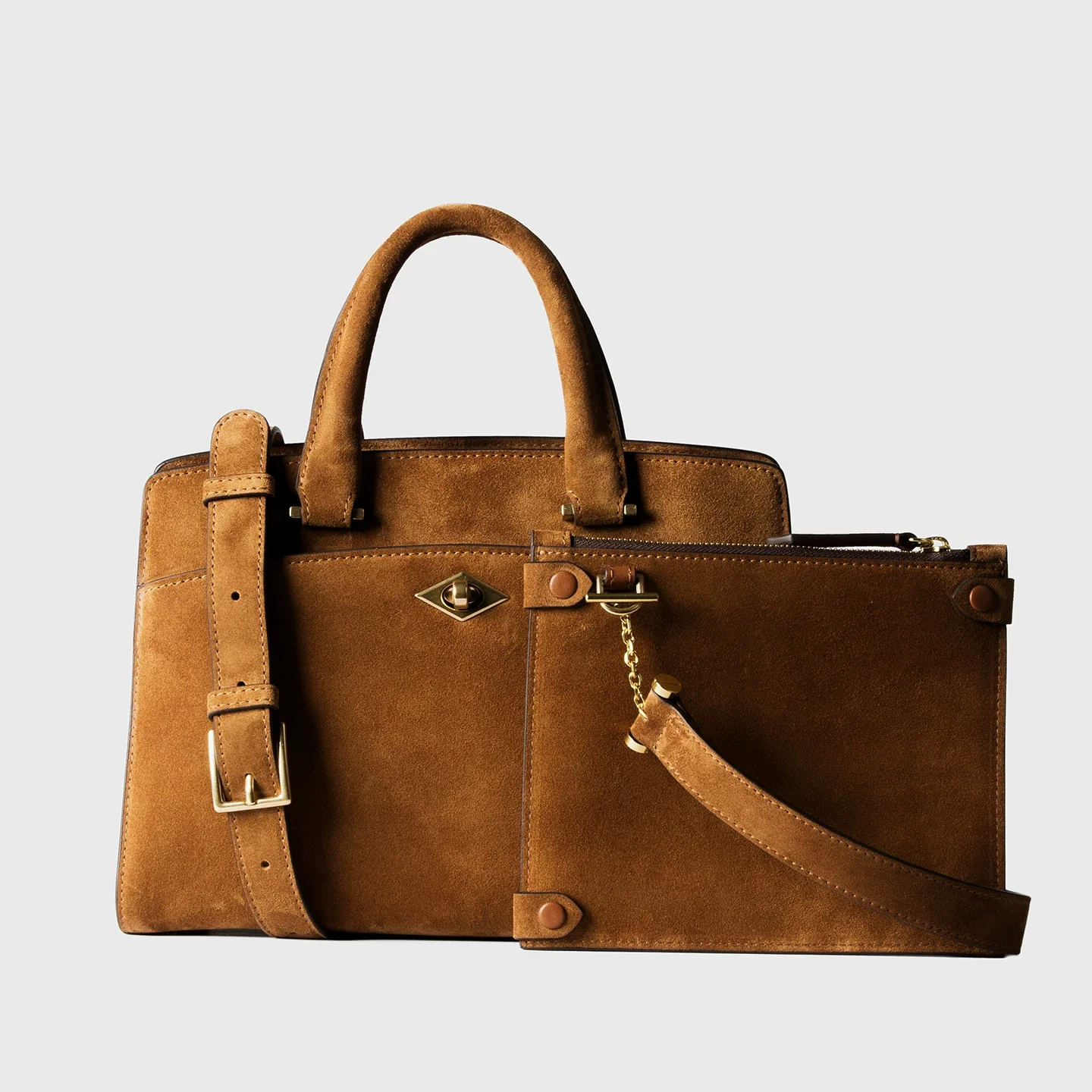Suede Eye Satchel - Image 6