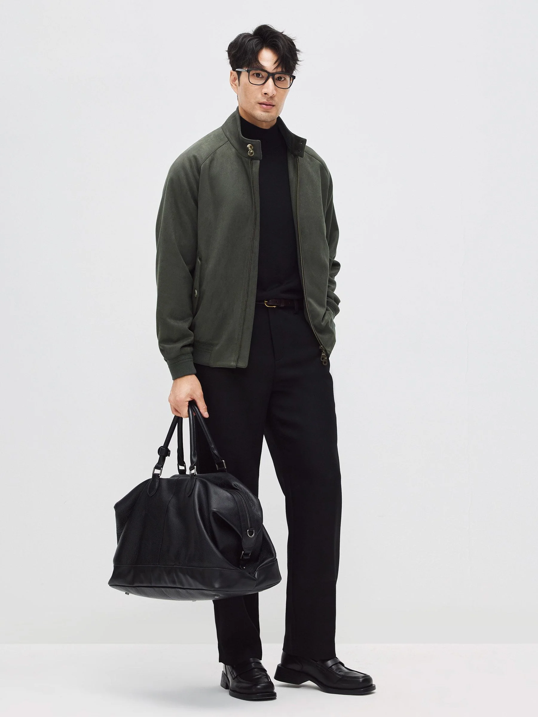 Suede Harrington Jacket - Image 4
