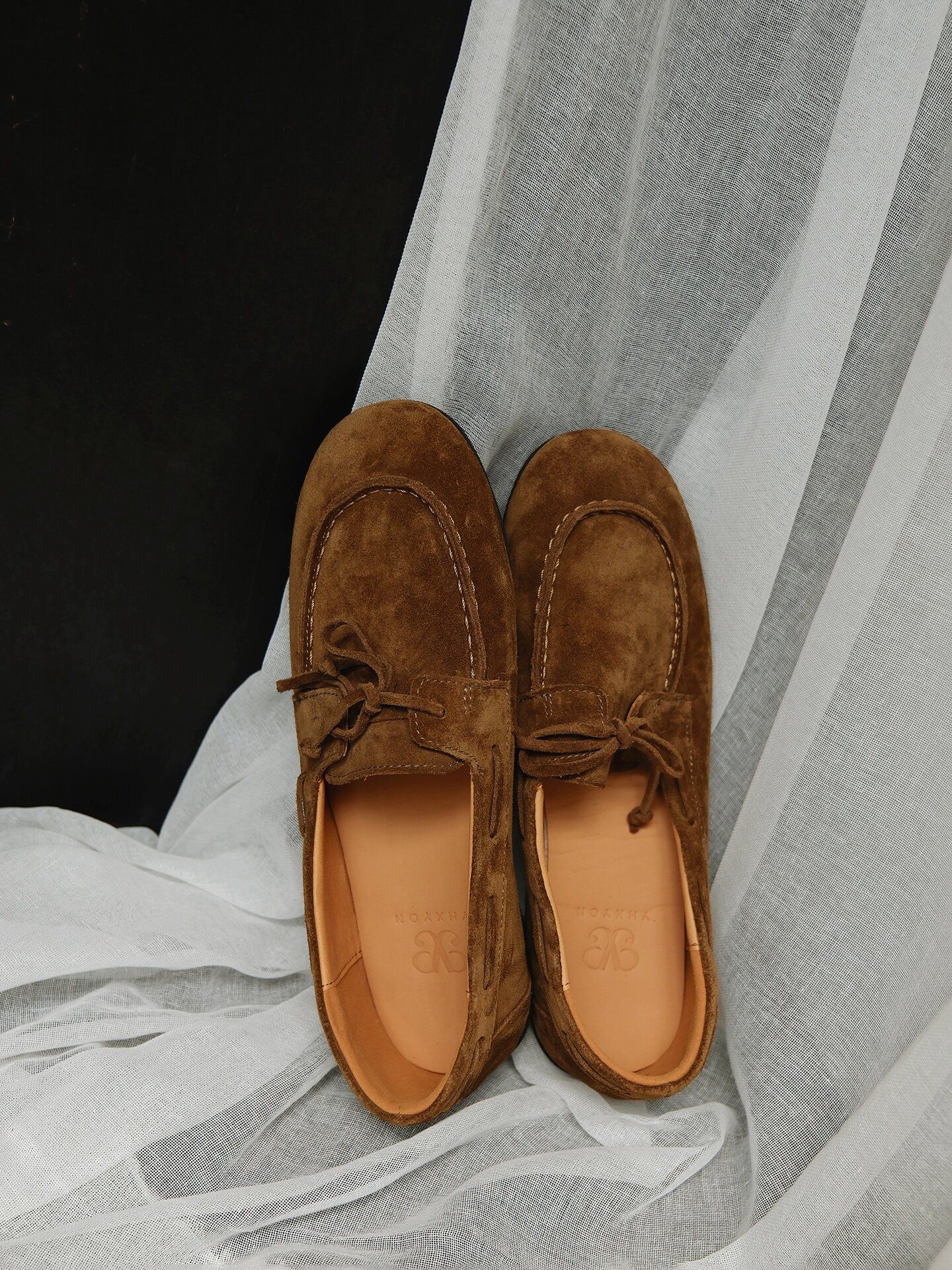 Suede Lace Loafers - Image 2