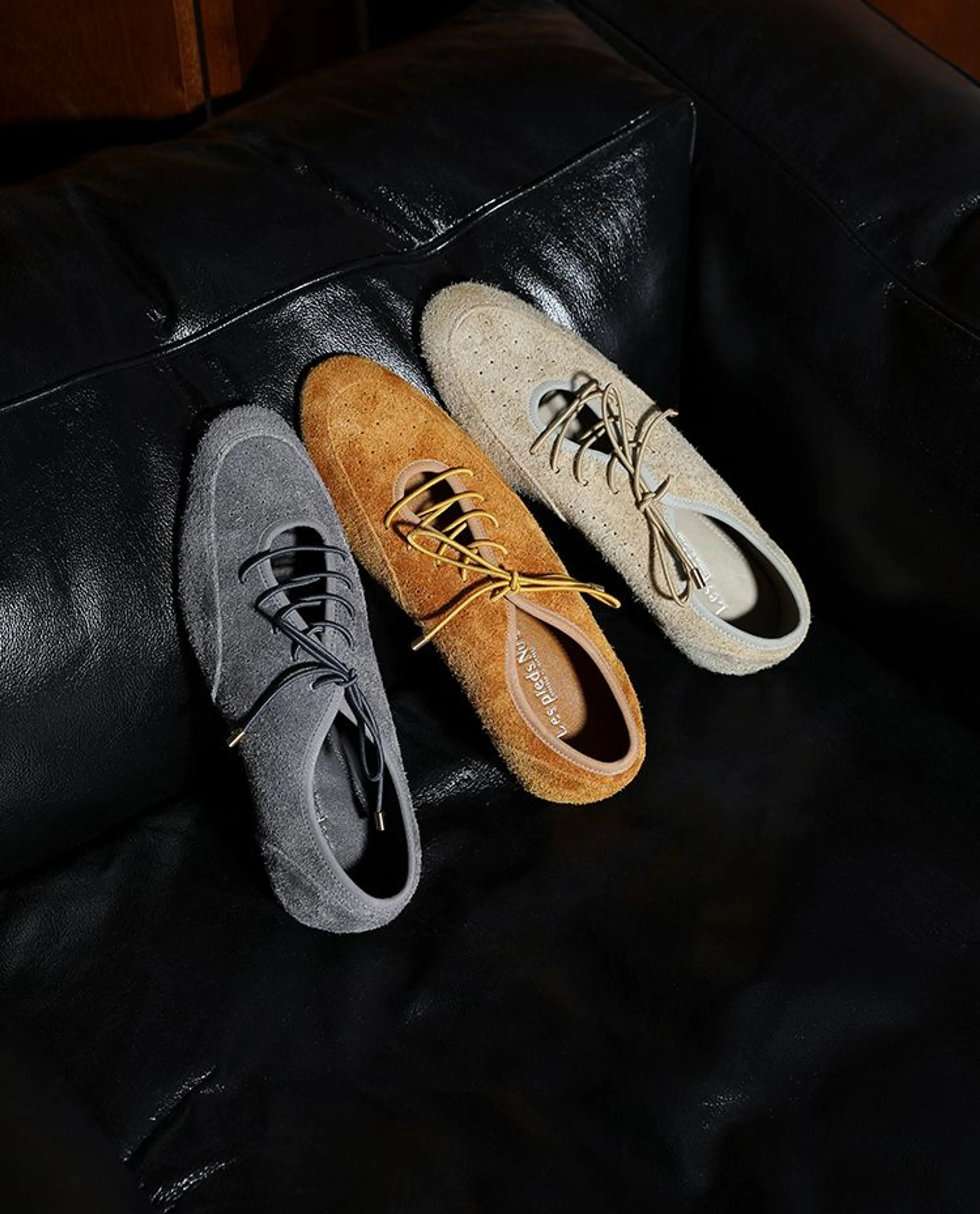 Suede Lace-Up Flats - Image 3