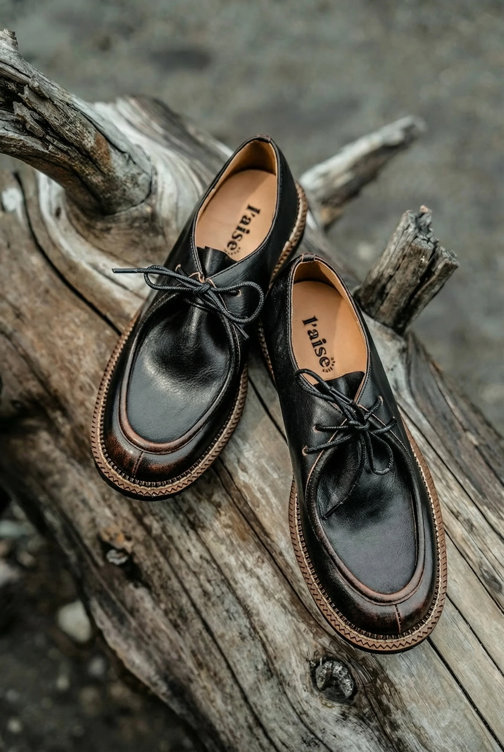 Suede Lace-Up Moccasins - Image 4