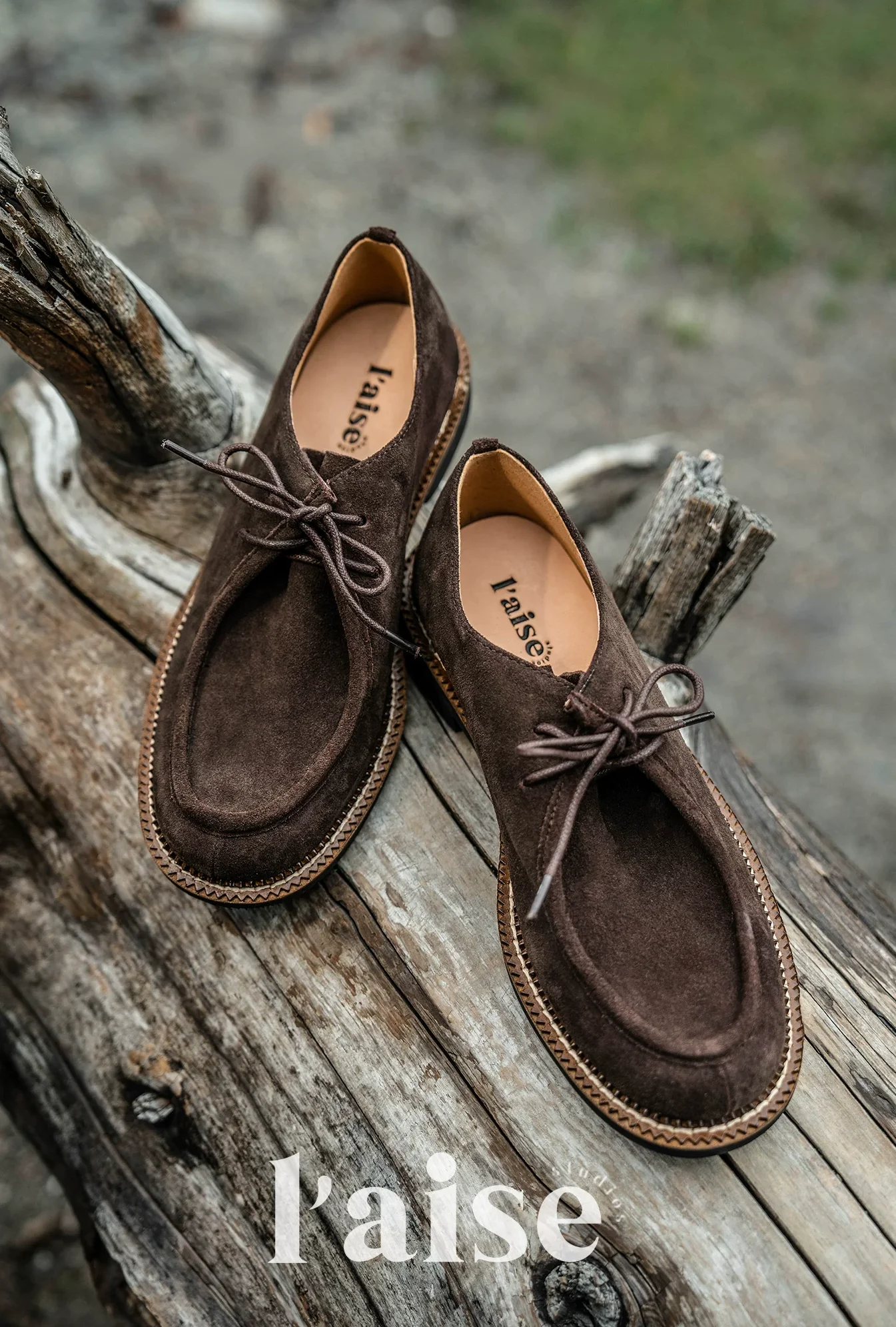 Suede Lace-Up Moccasins - Image 6