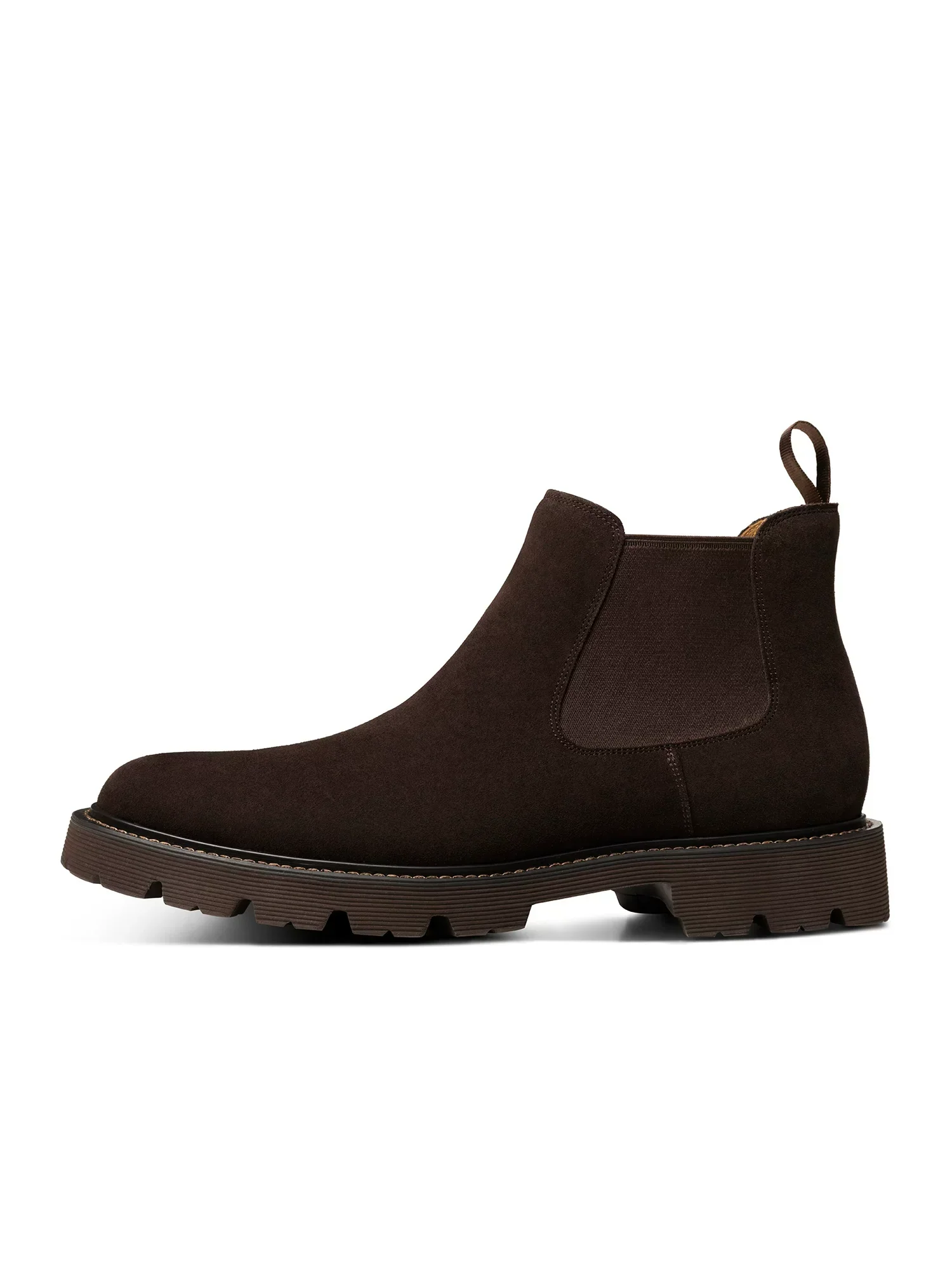 Suede Lug Chelsea Boots