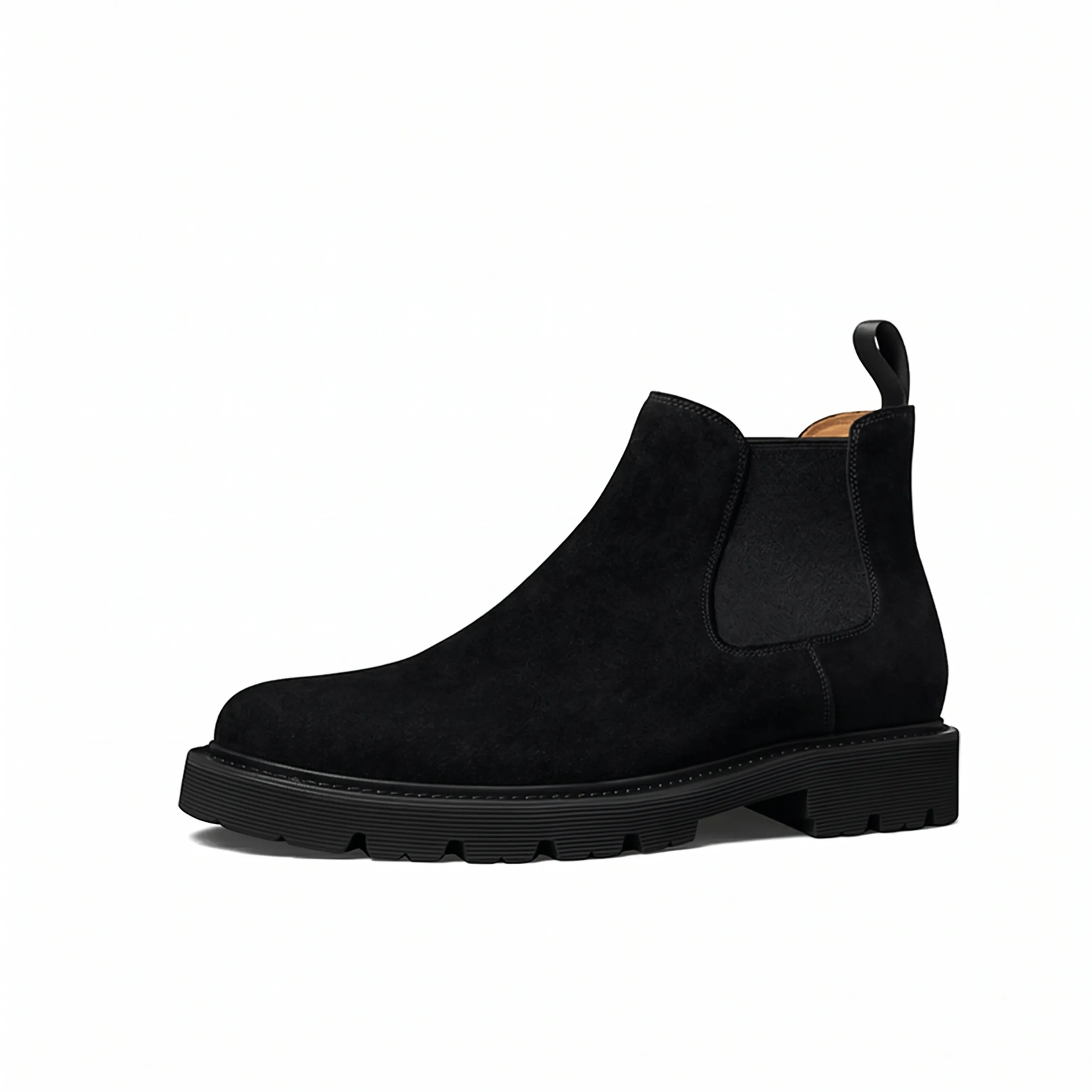 Suede Lug Chelsea Boots - Image 2