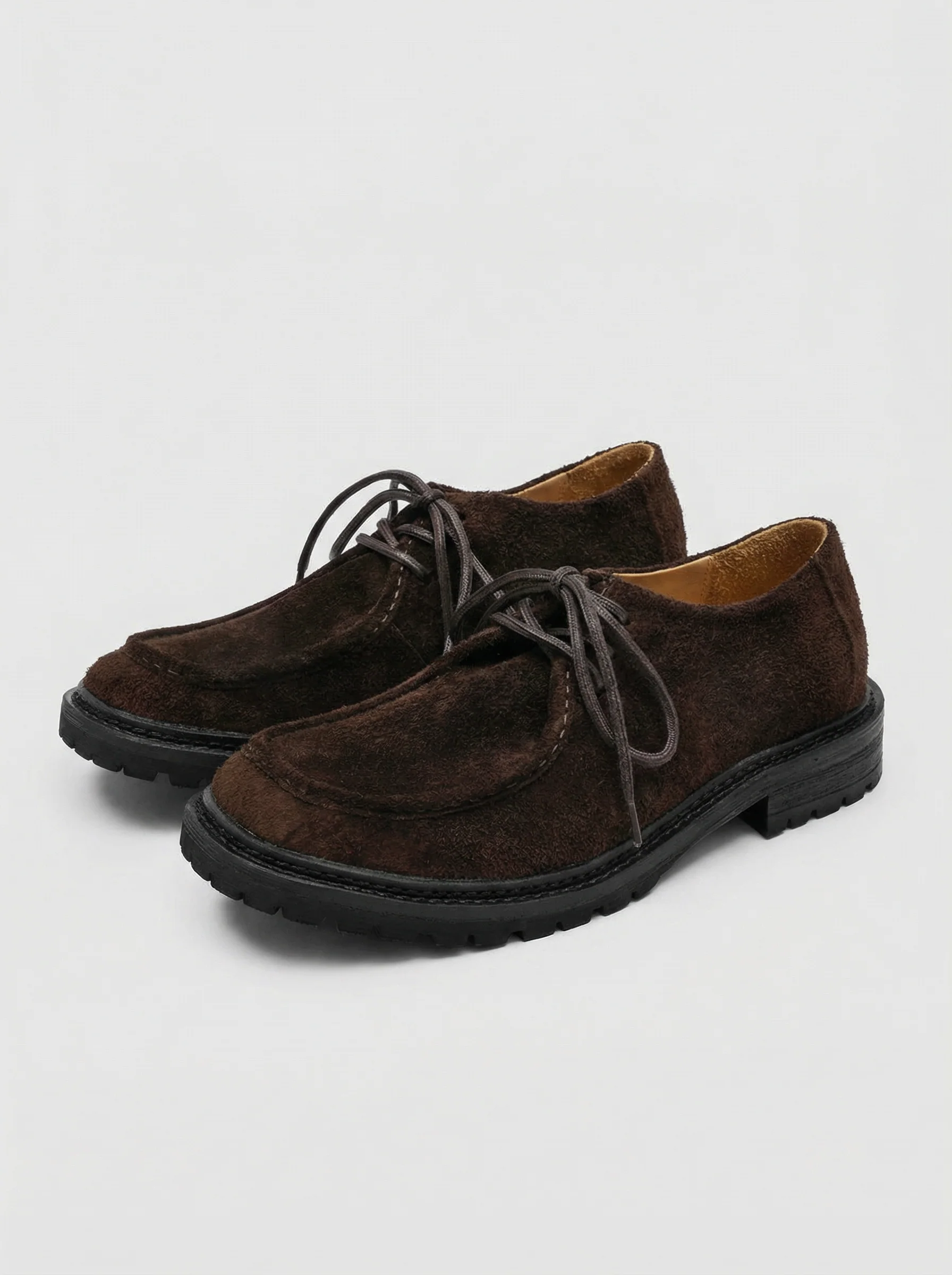 Suede Lug Derbies - Image 2