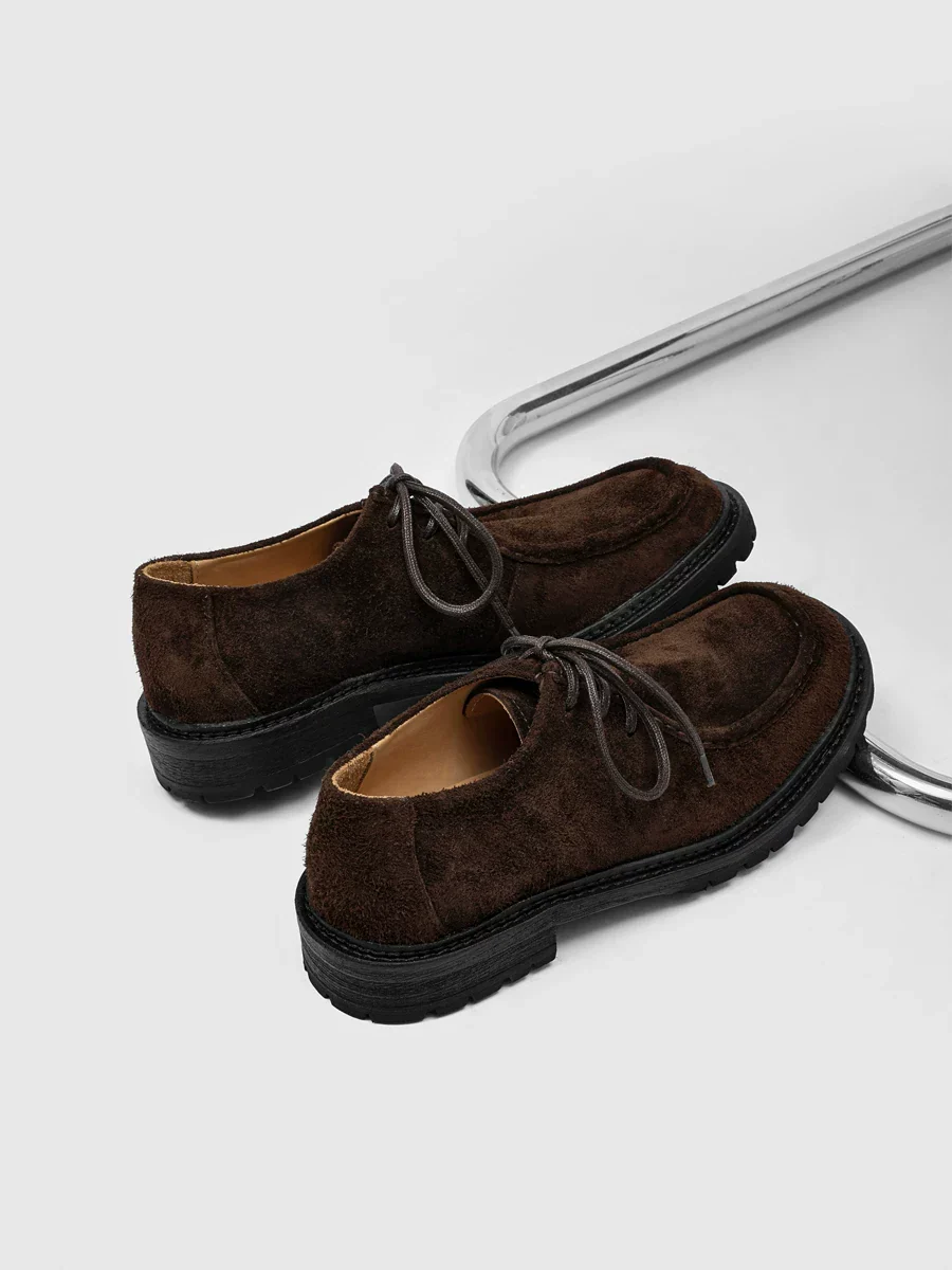 Suede Lug Derbies - Image 4