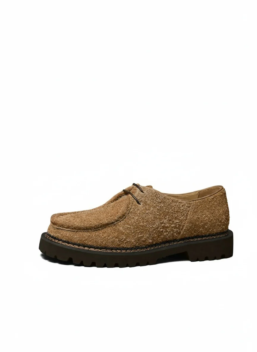 Suede Moc-Toe Lug Derby