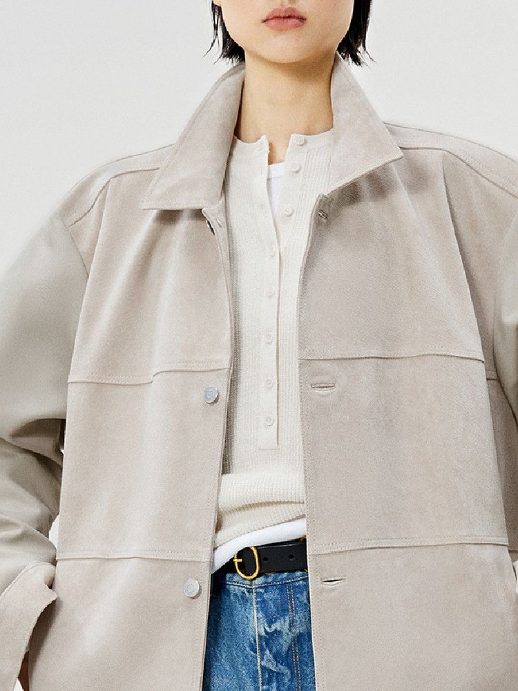 Suede-Panel Jacket - Image 3