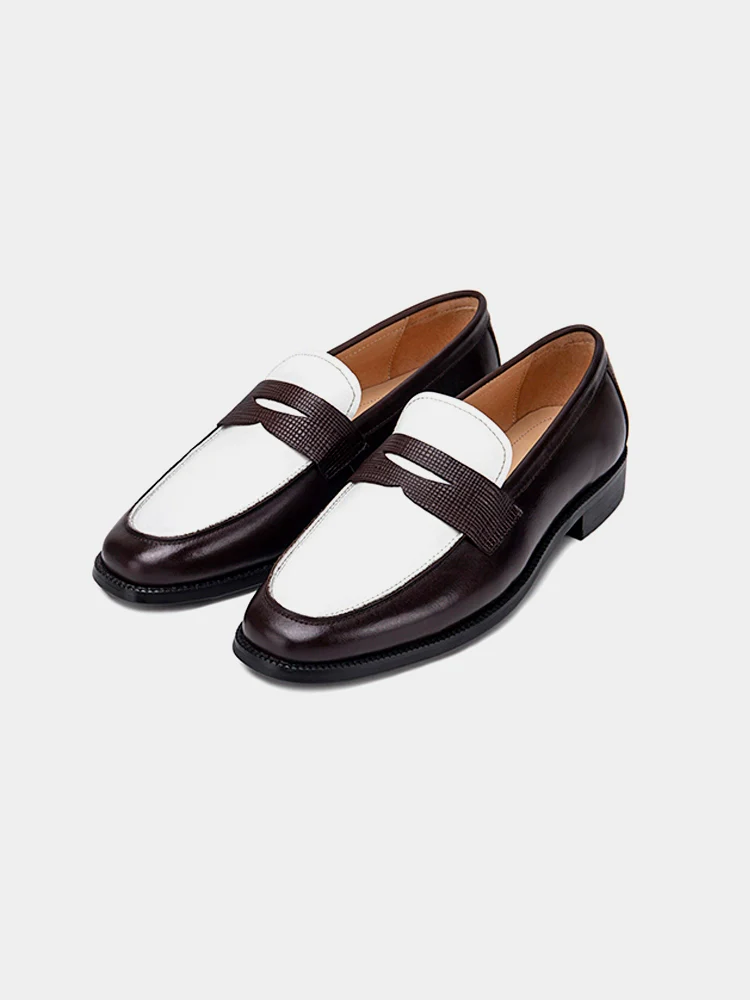 Suede-Panel Penny Loafers - Image 14