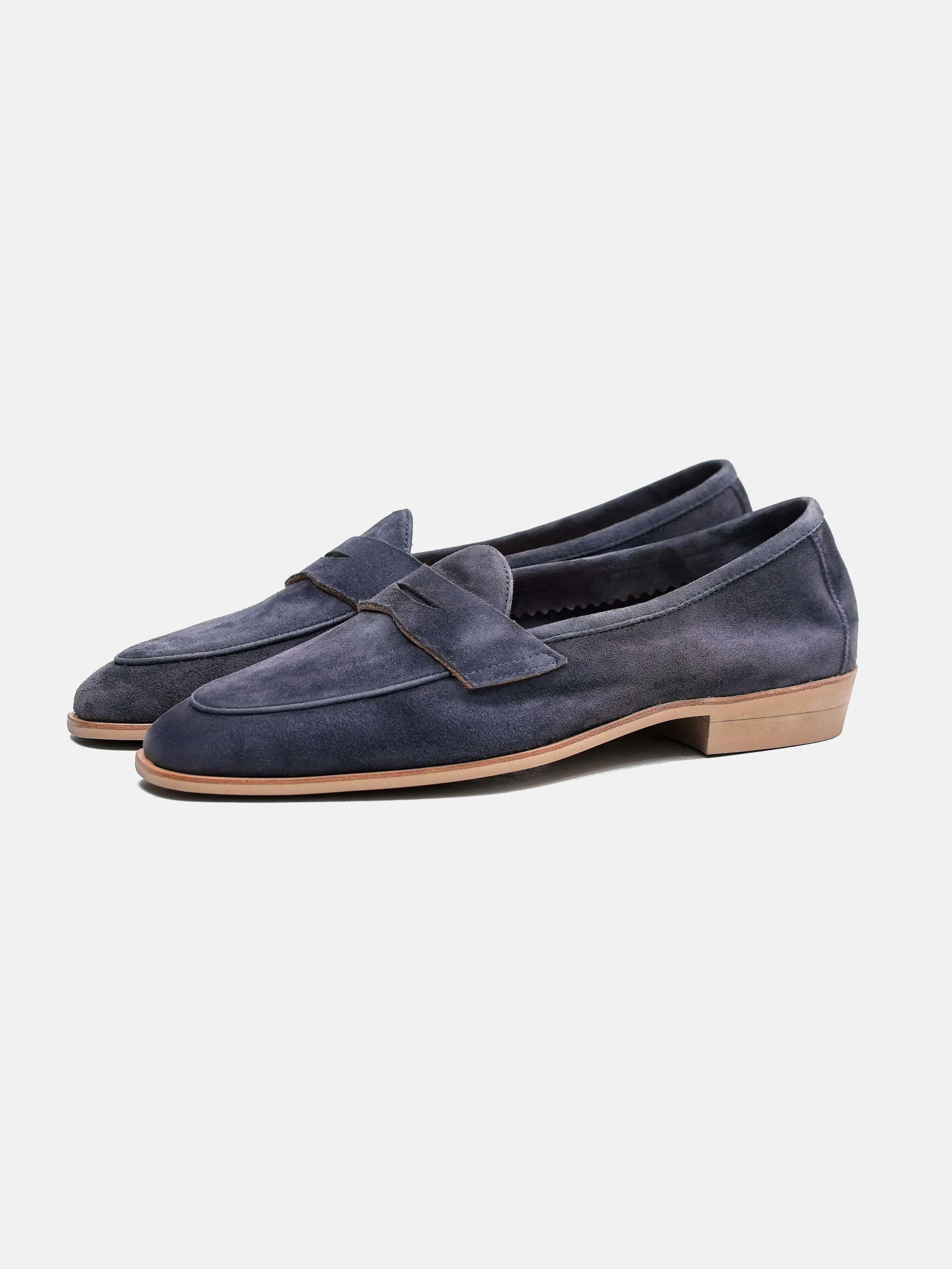 Suede Penny Loafers - Image 2