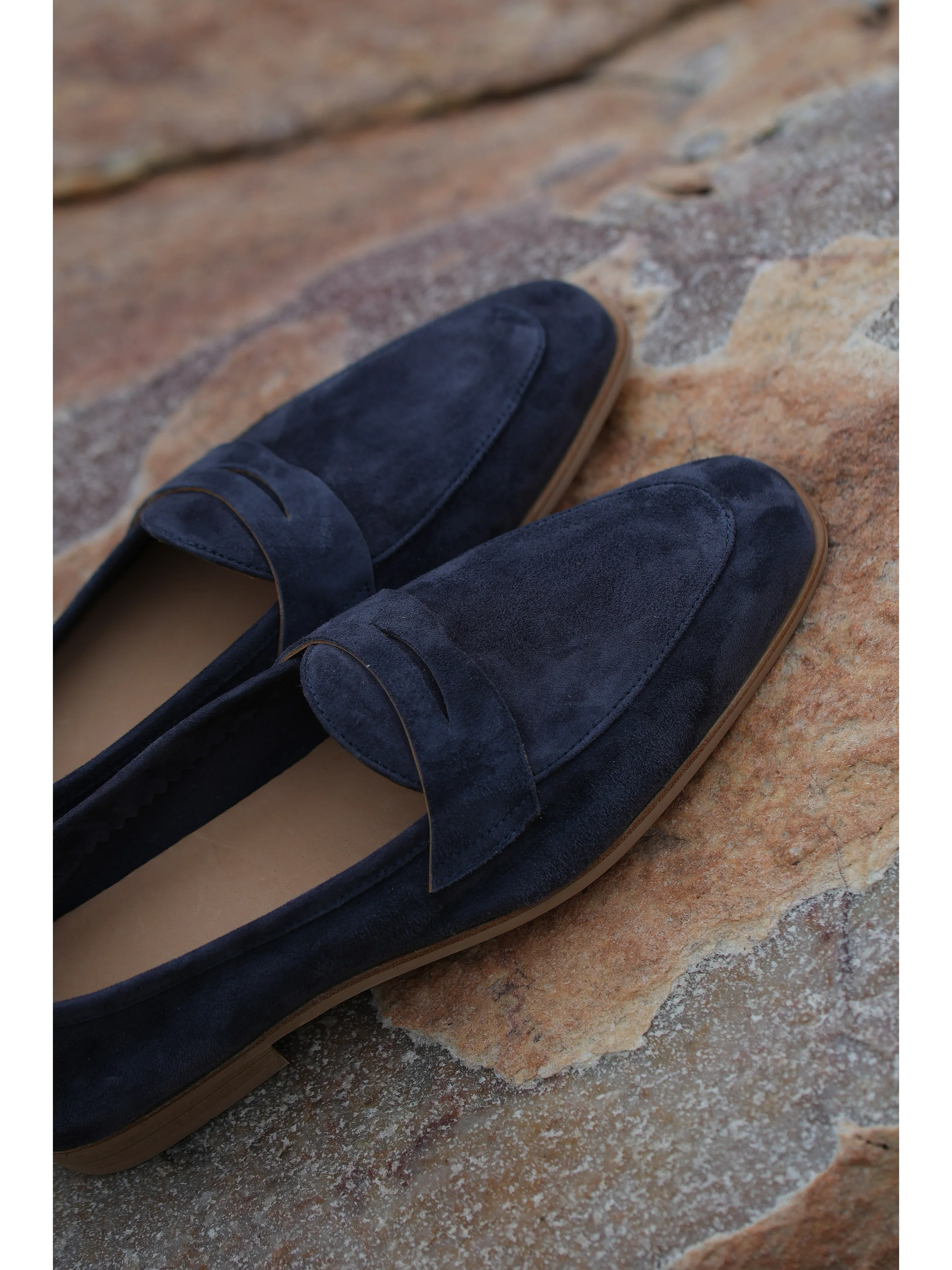 Suede Penny Loafers - Image 4
