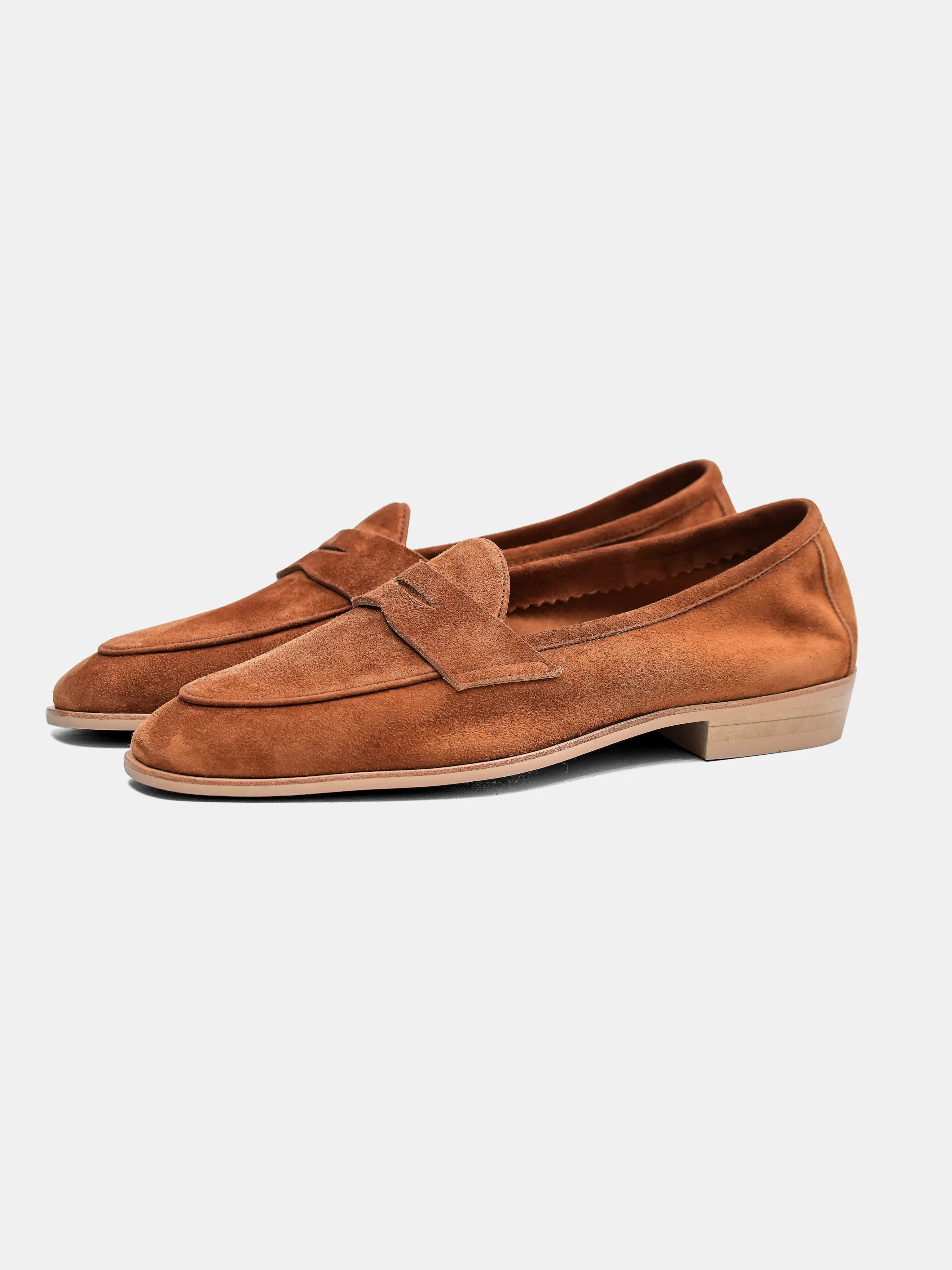 Suede Penny Loafers - Image 2