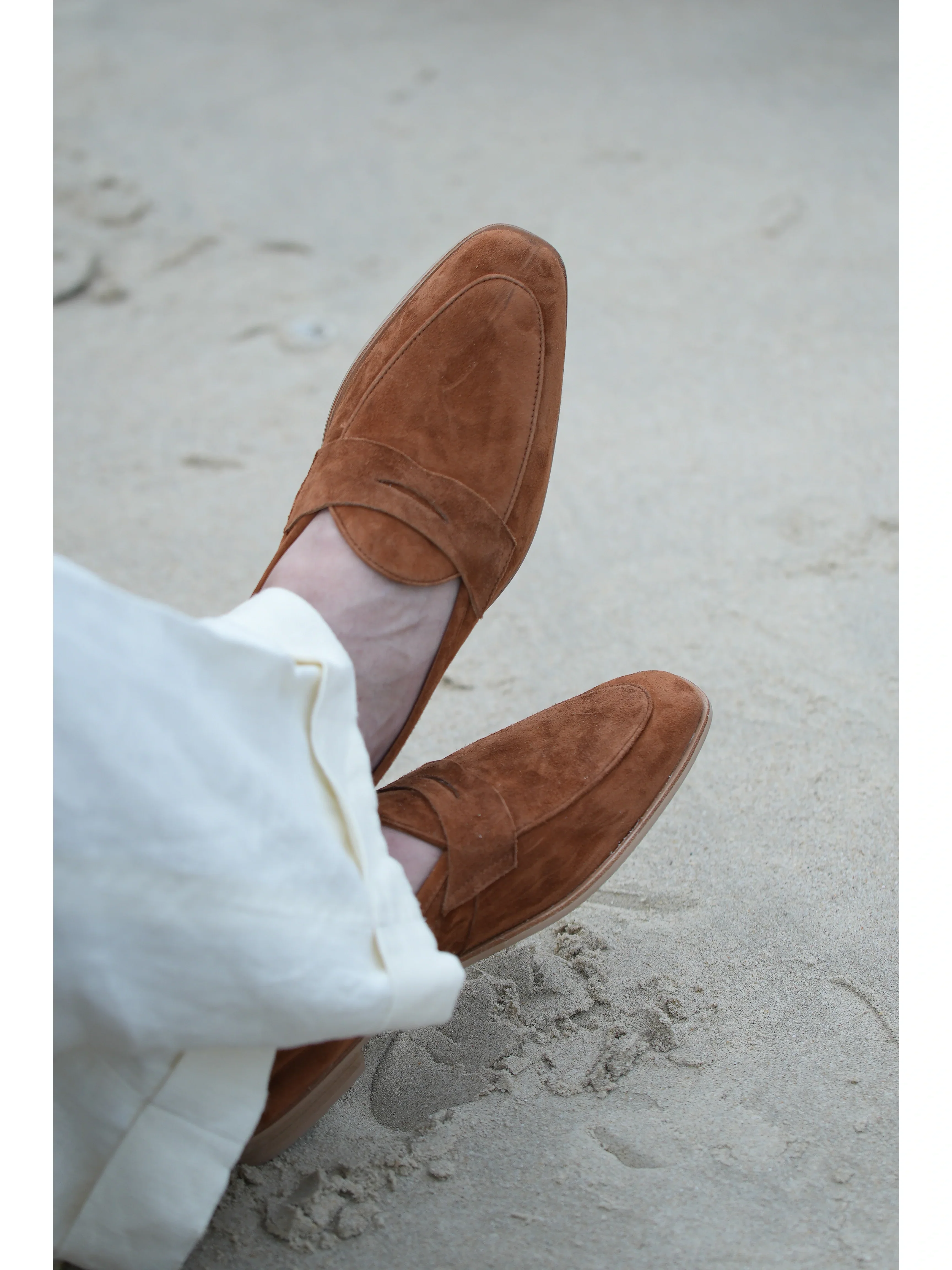 Suede Penny Loafers - Image 4
