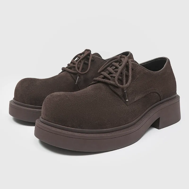 Suede Platform Derby - Image 5