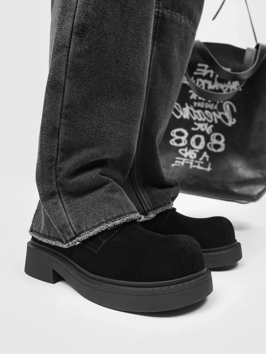 Suede Platform Derby - Image 7