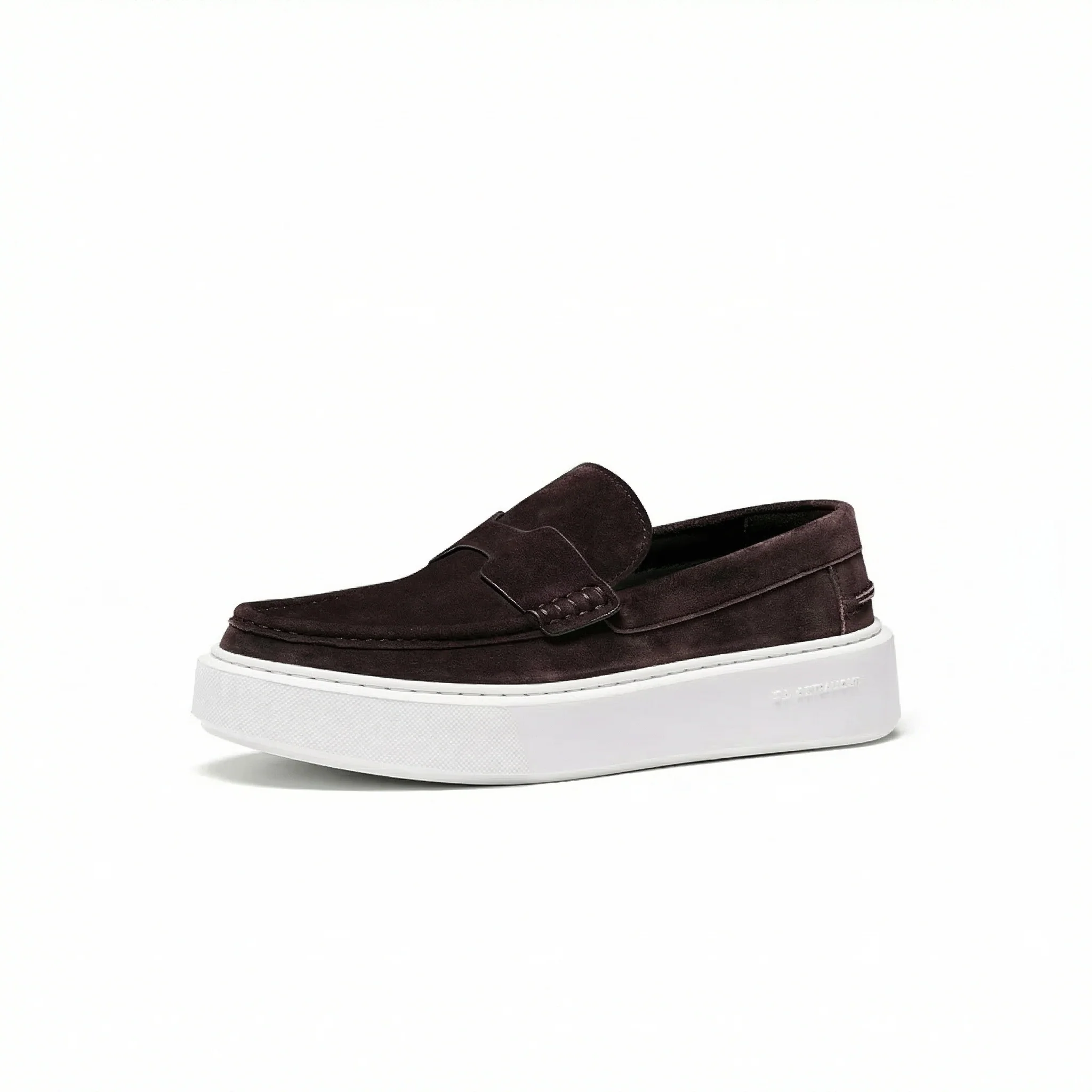Suede Platform Slip-On Loafers - Image 2