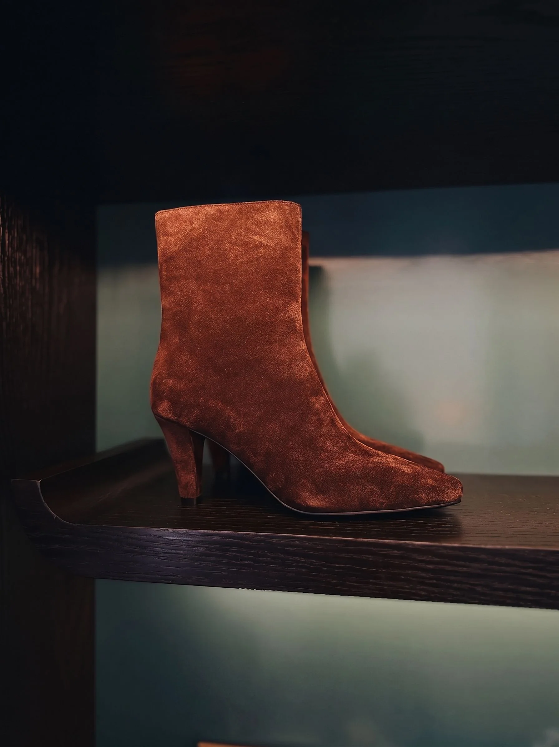 Suede Point Booties - Image 3