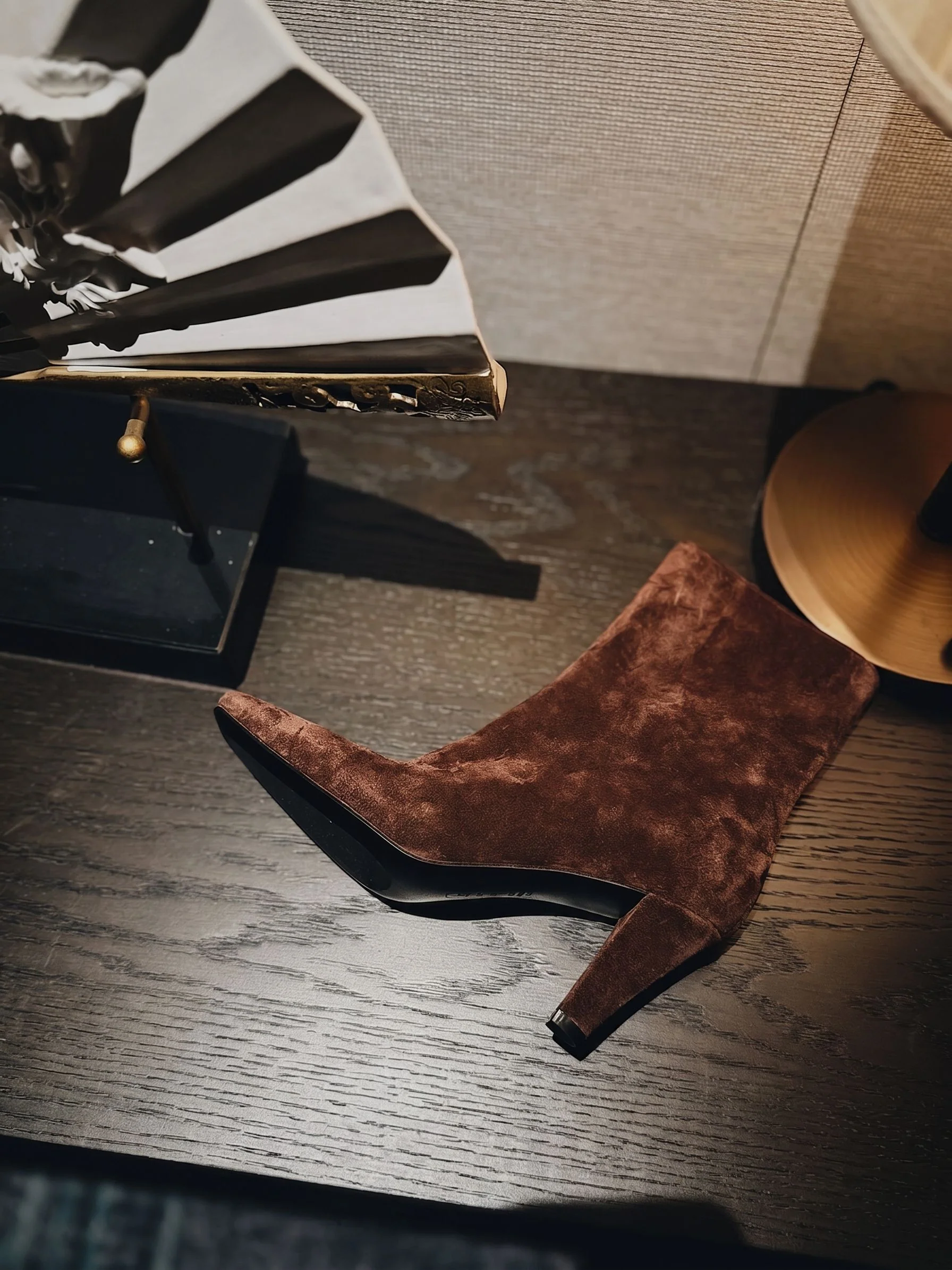 Suede Point Booties - Image 4