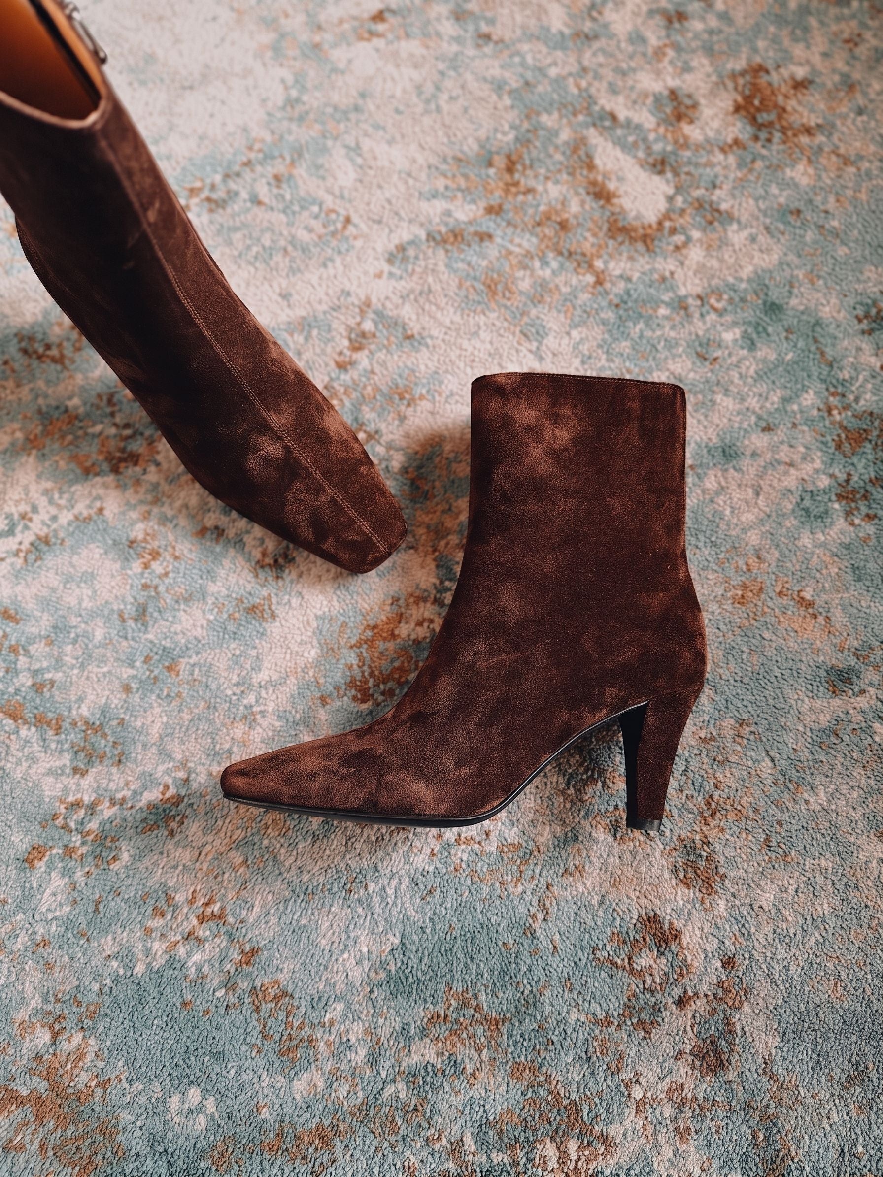 Suede Point Booties - Image 5