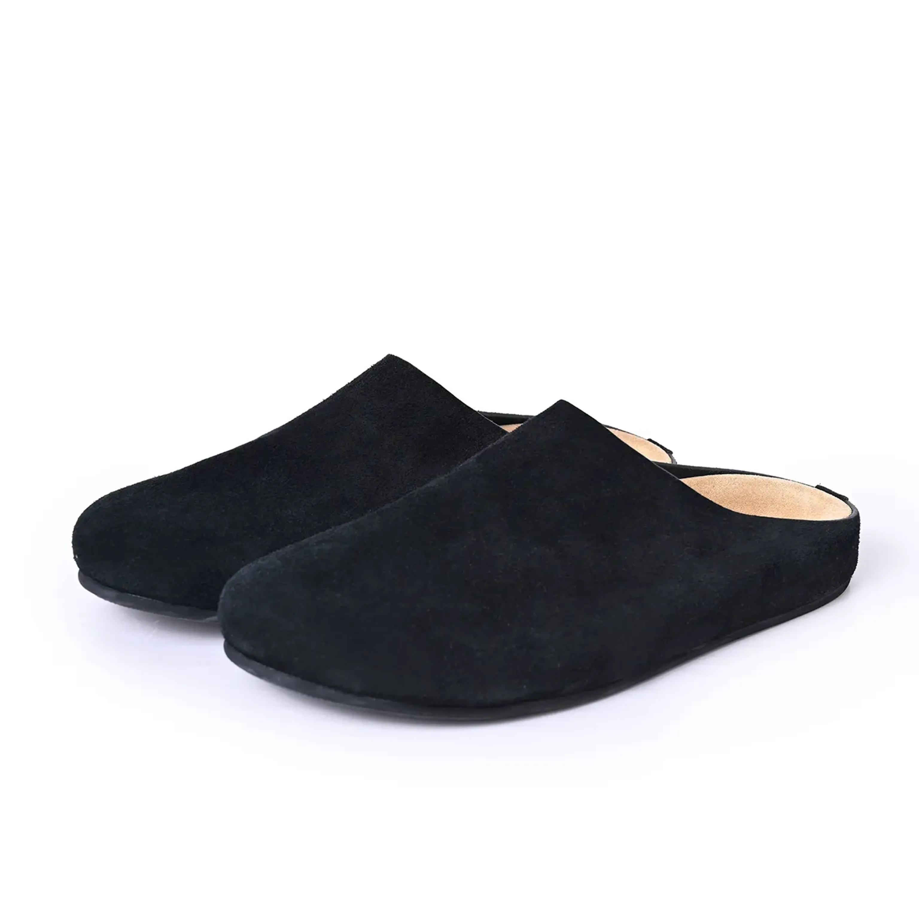 Suede Slip-On Slippers