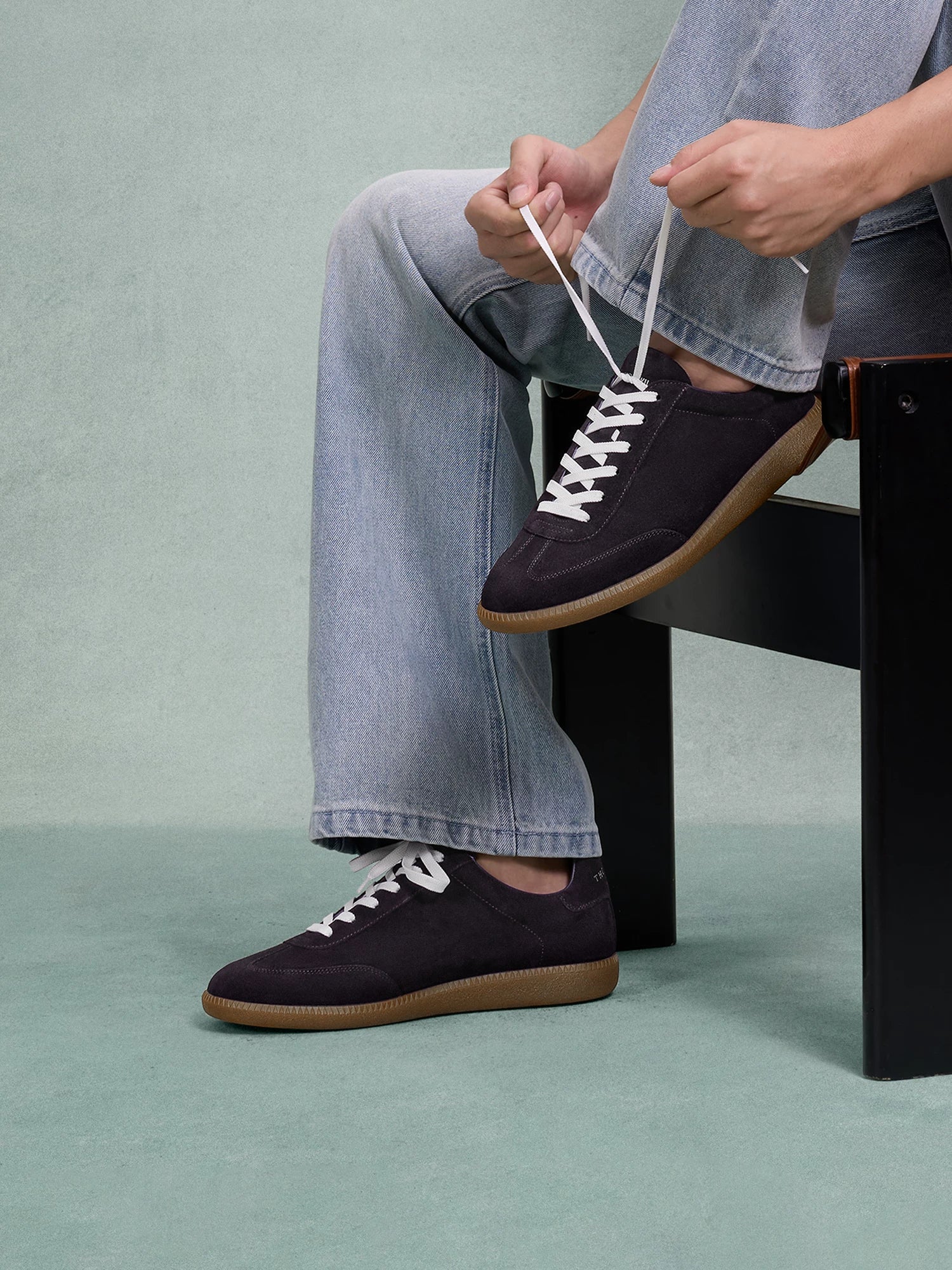 Suede T-Toe Trainer - Image 4