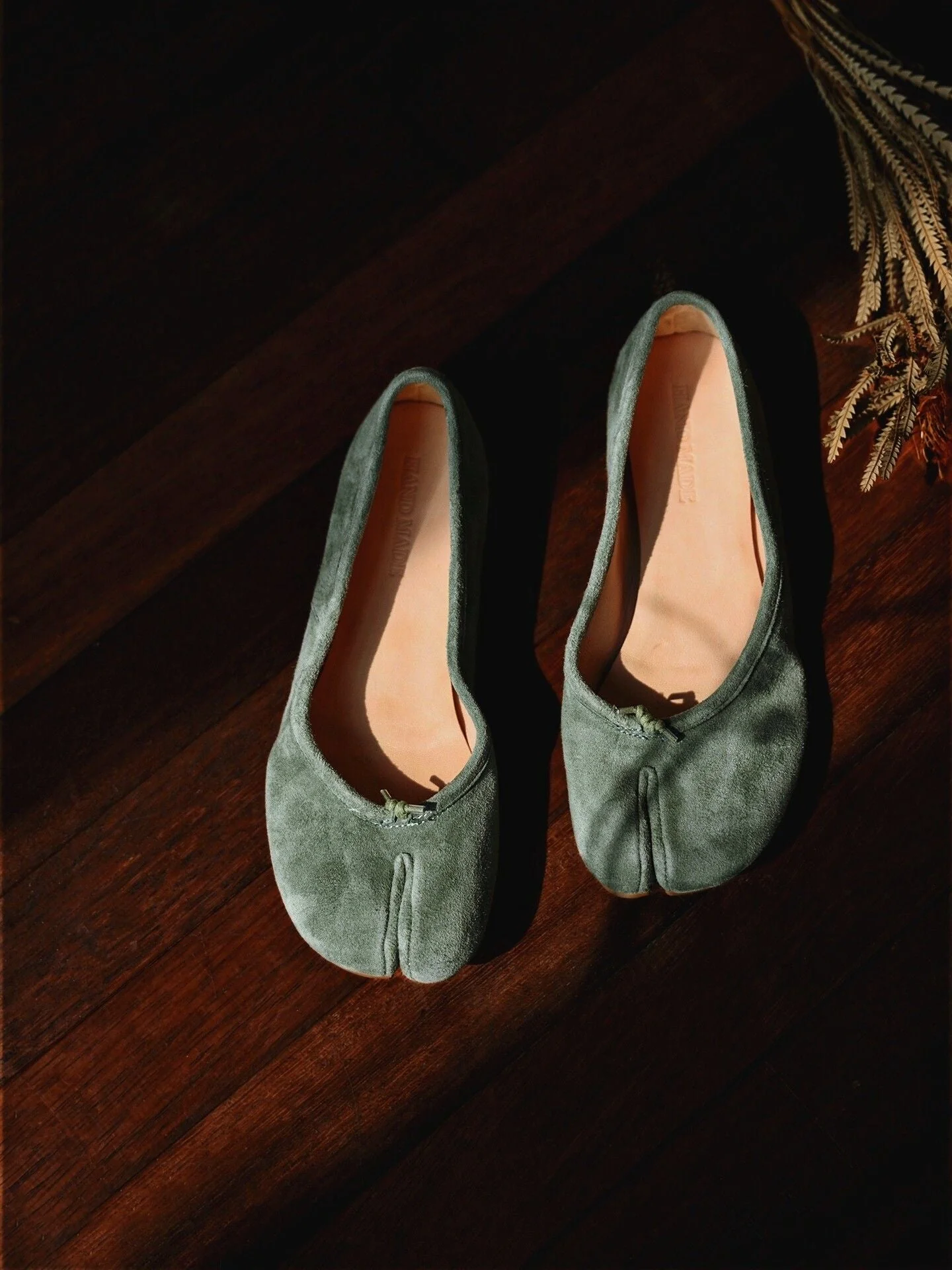 Suede Tabi Flats - Image 4