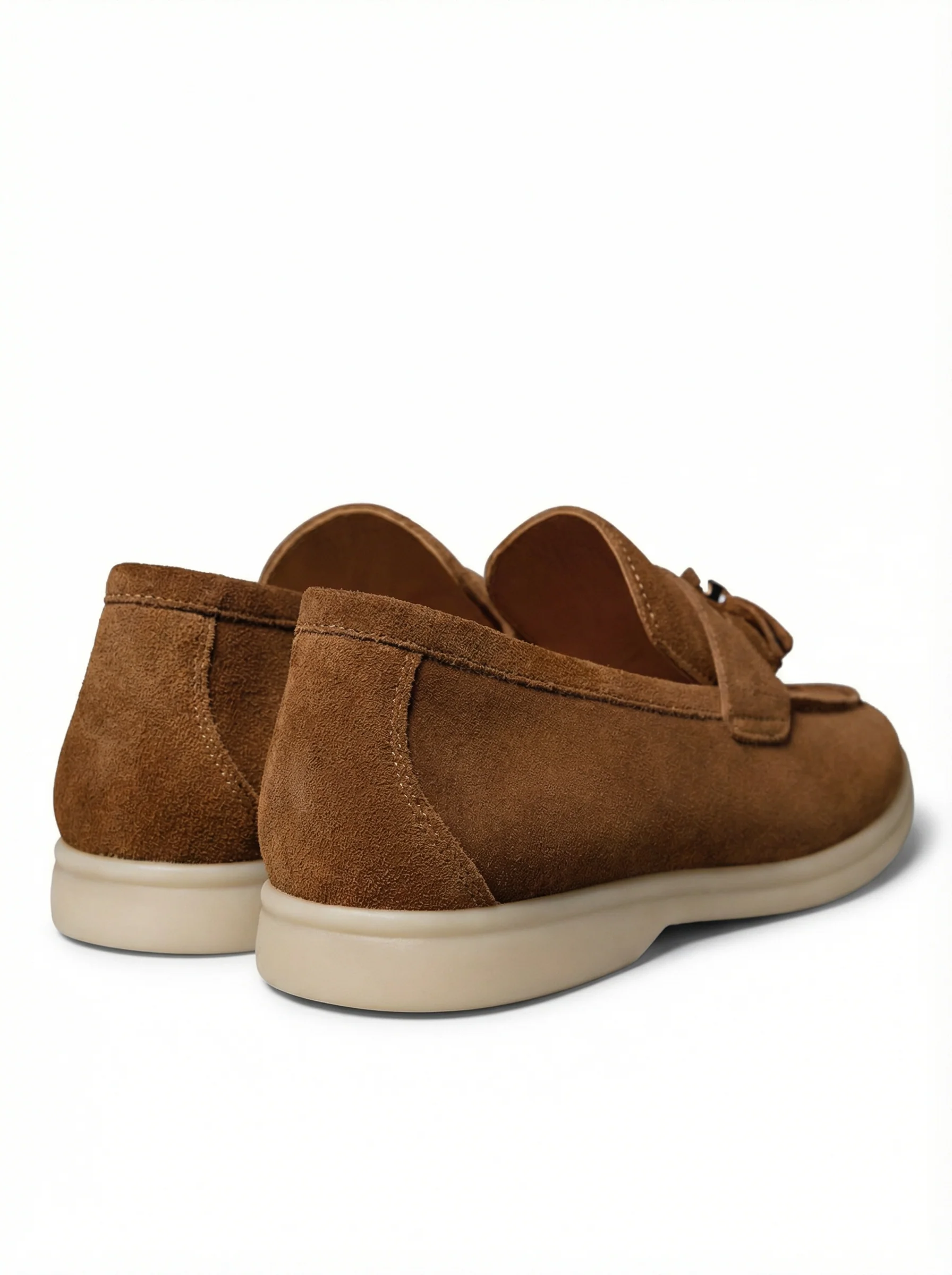 Suede Tassel Loafer - Image 8