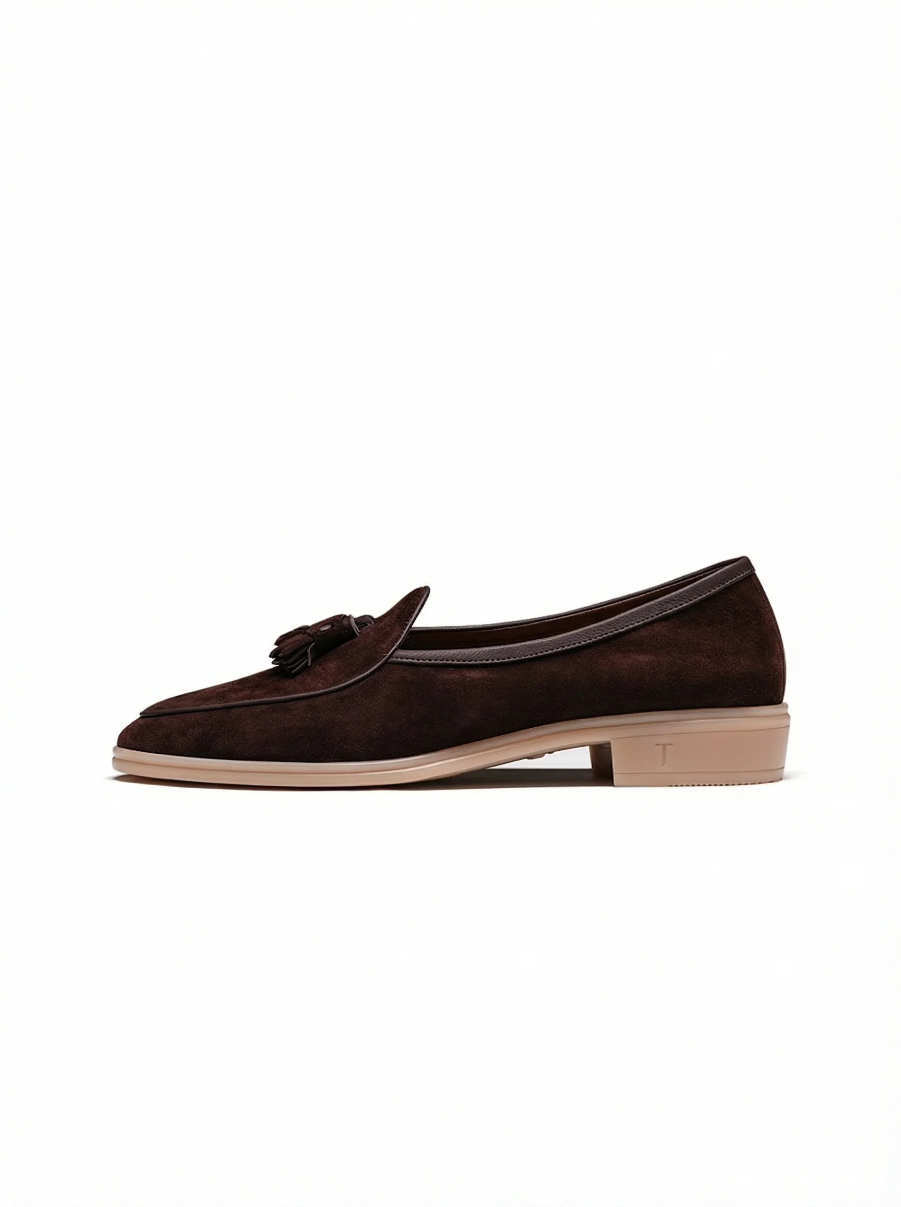 Suede Tassel Loafers