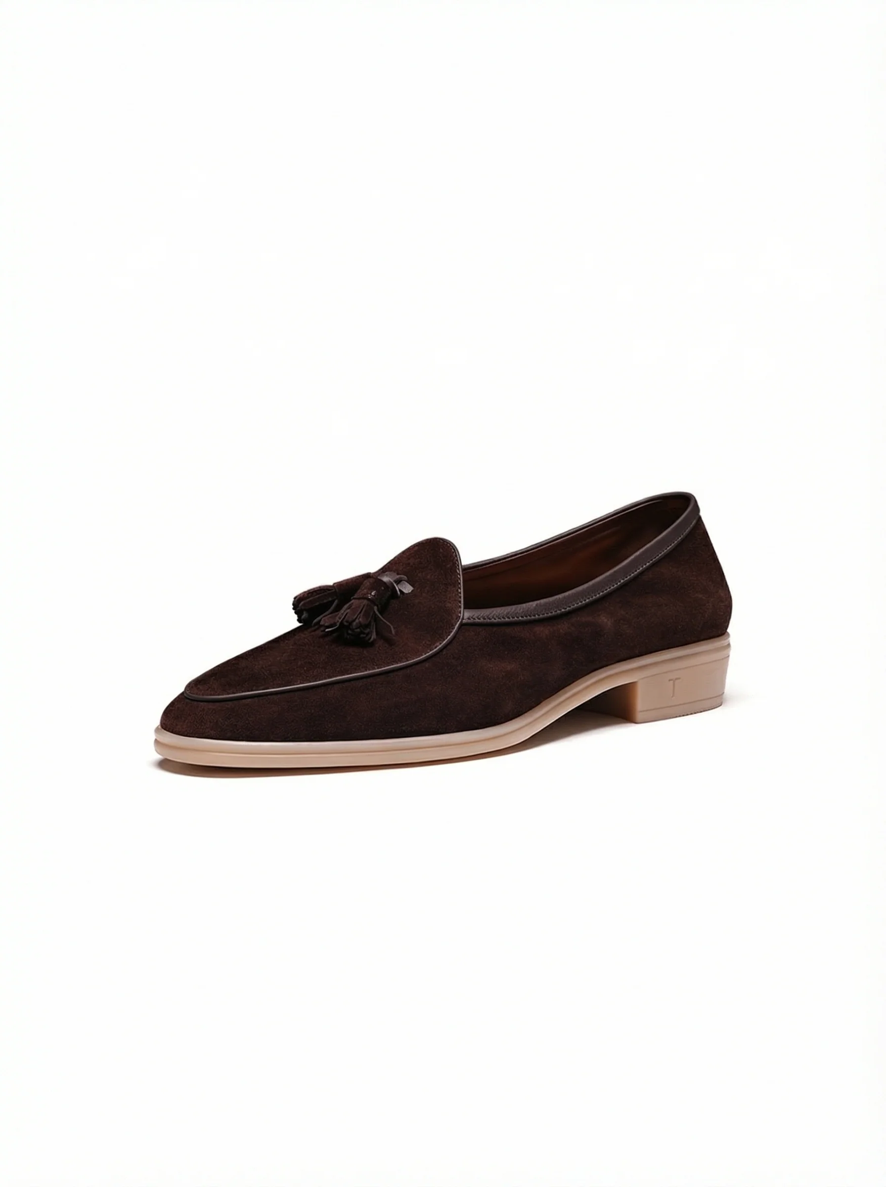 Suede Tassel Loafers - Image 2