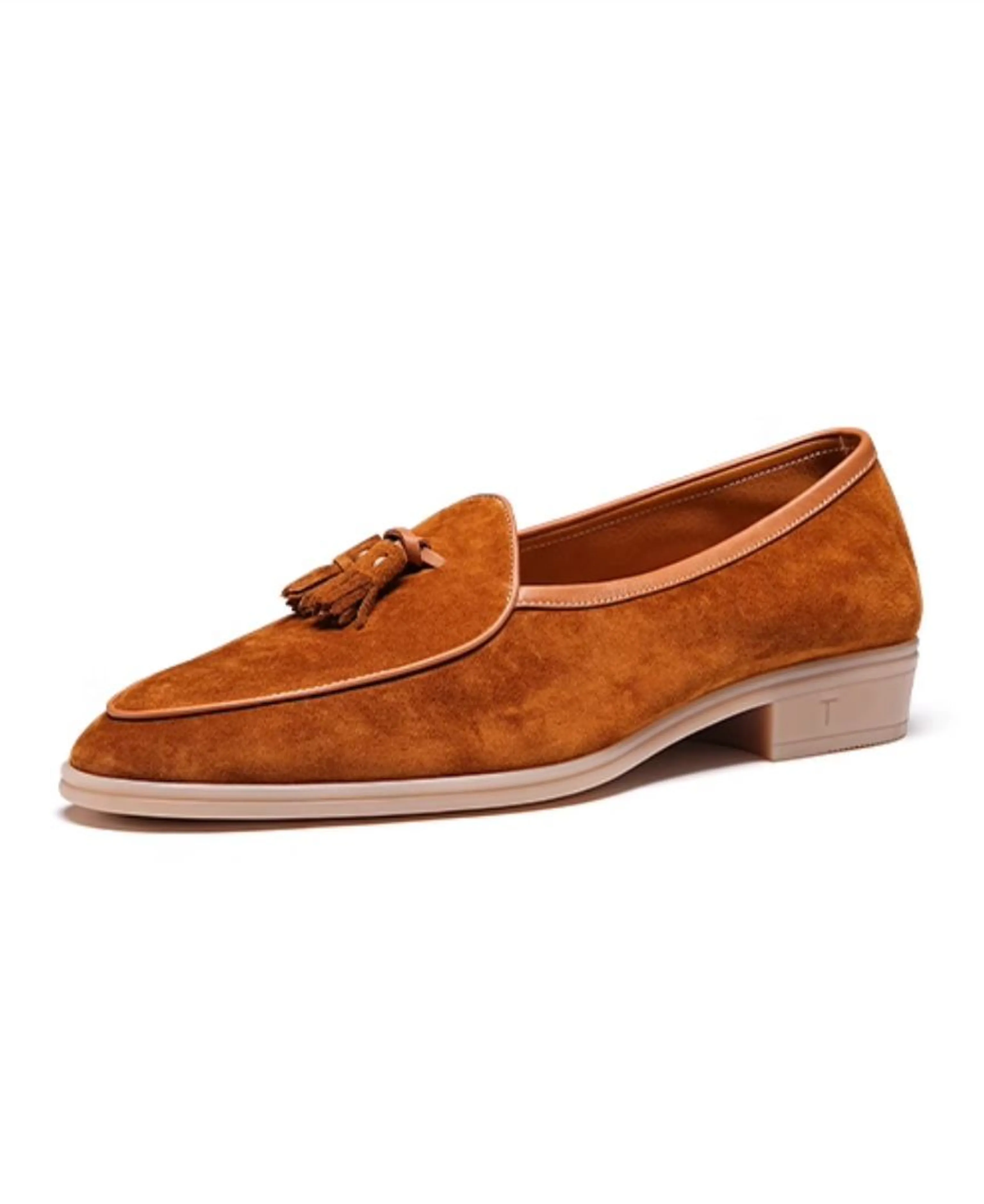 Suede Tassel Loafers - Image 3