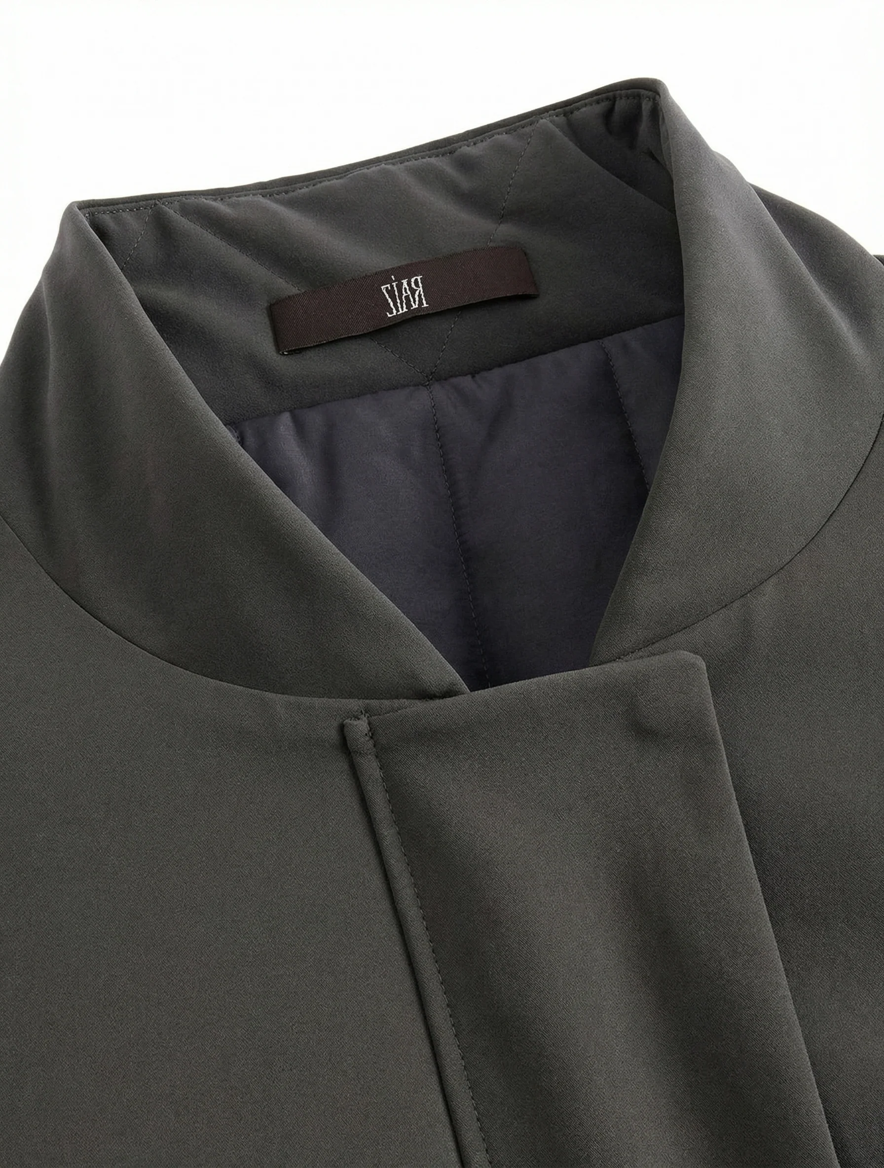 Suede-Trim Bomber - Image 6