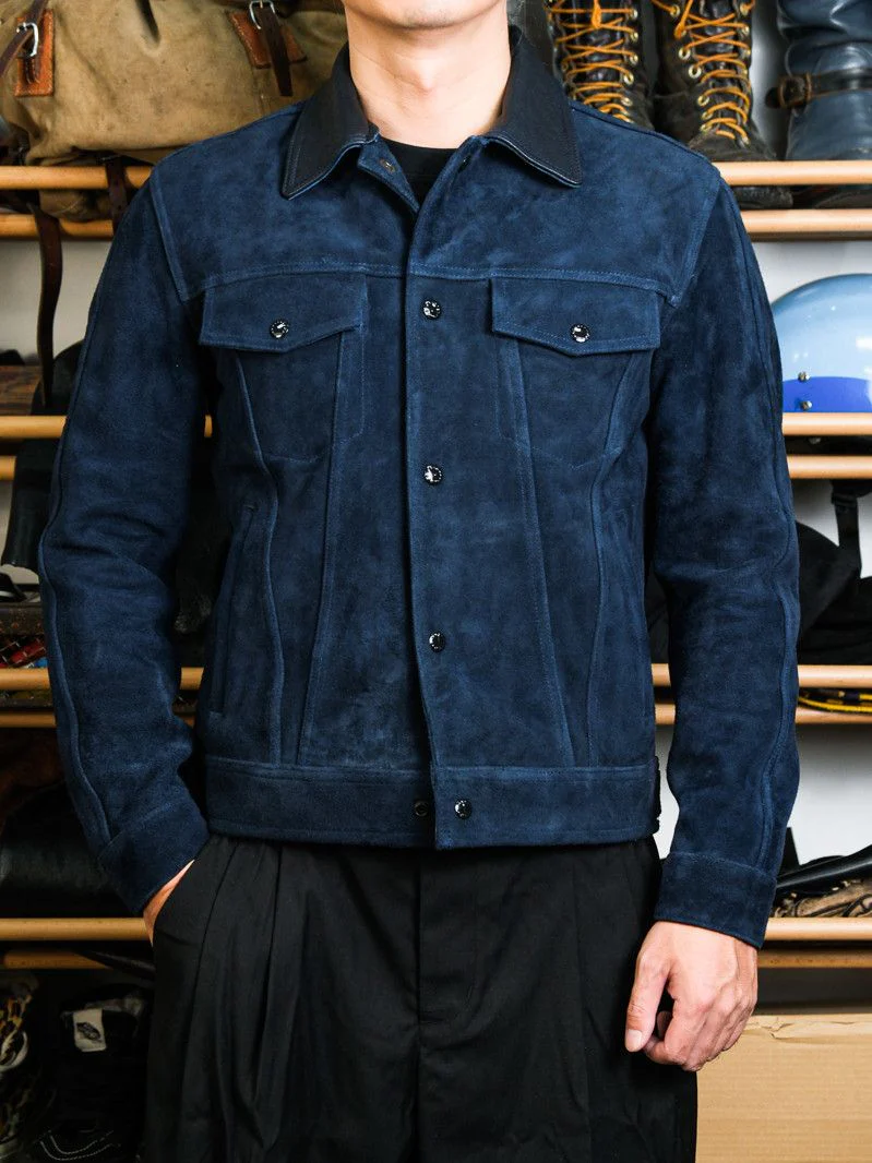 Suede Trucker Jacket
