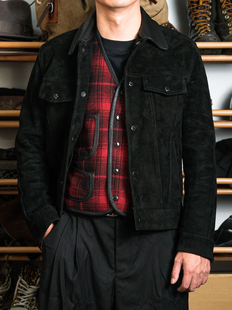 Suede Trucker Jacket - Image 2