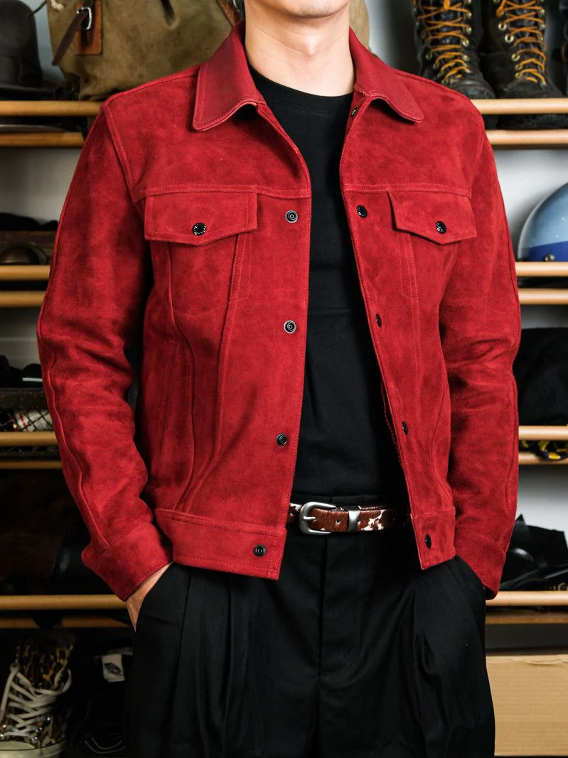 Suede Trucker Jacket - Image 3