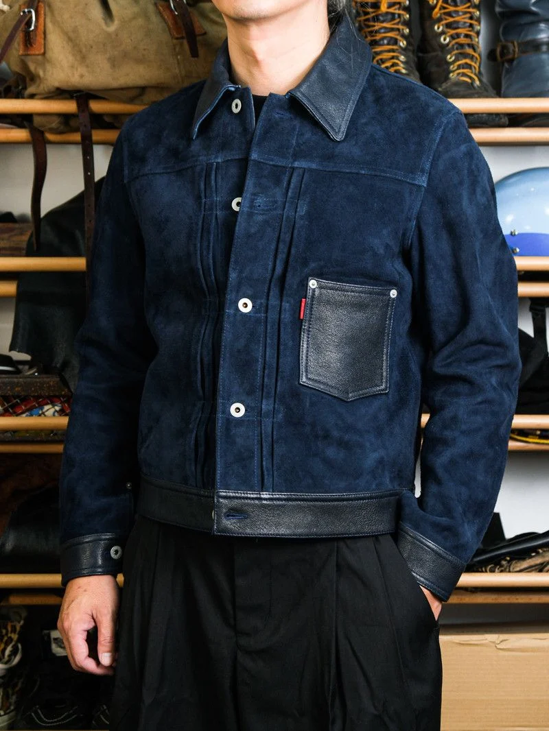 Suede Trucker Jacket