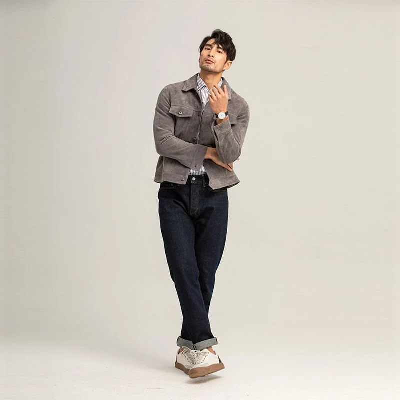 Suede Trucker Jacket - Image 3