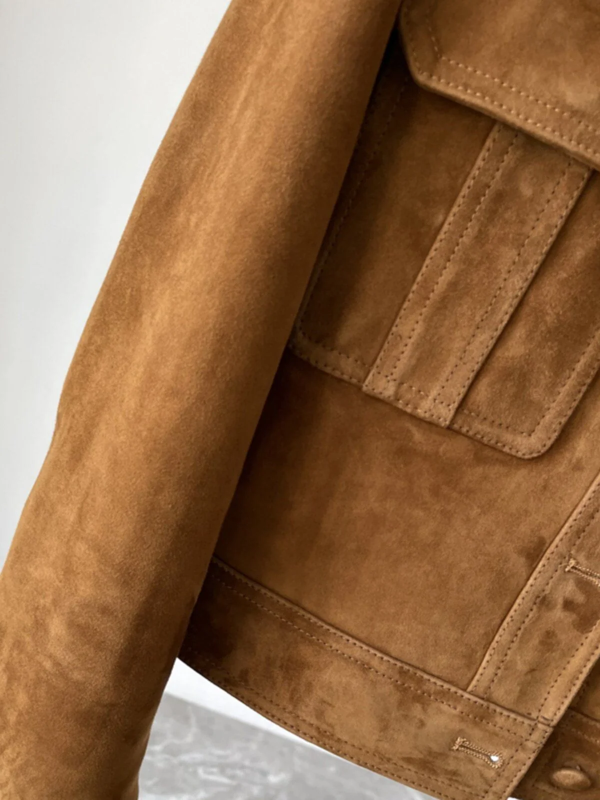 Suede Utility Jacket - Image 4