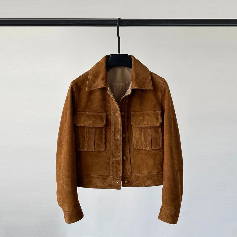 Suede Utility Jacket - Image 6