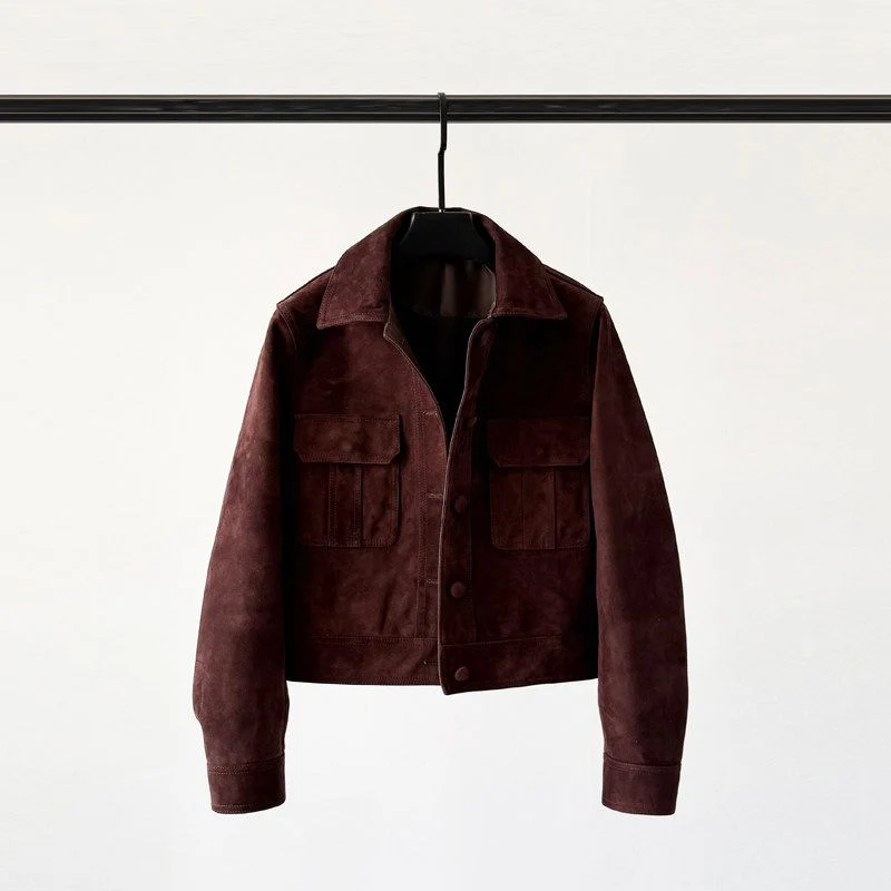 Suede Utility Jacket - Image 7