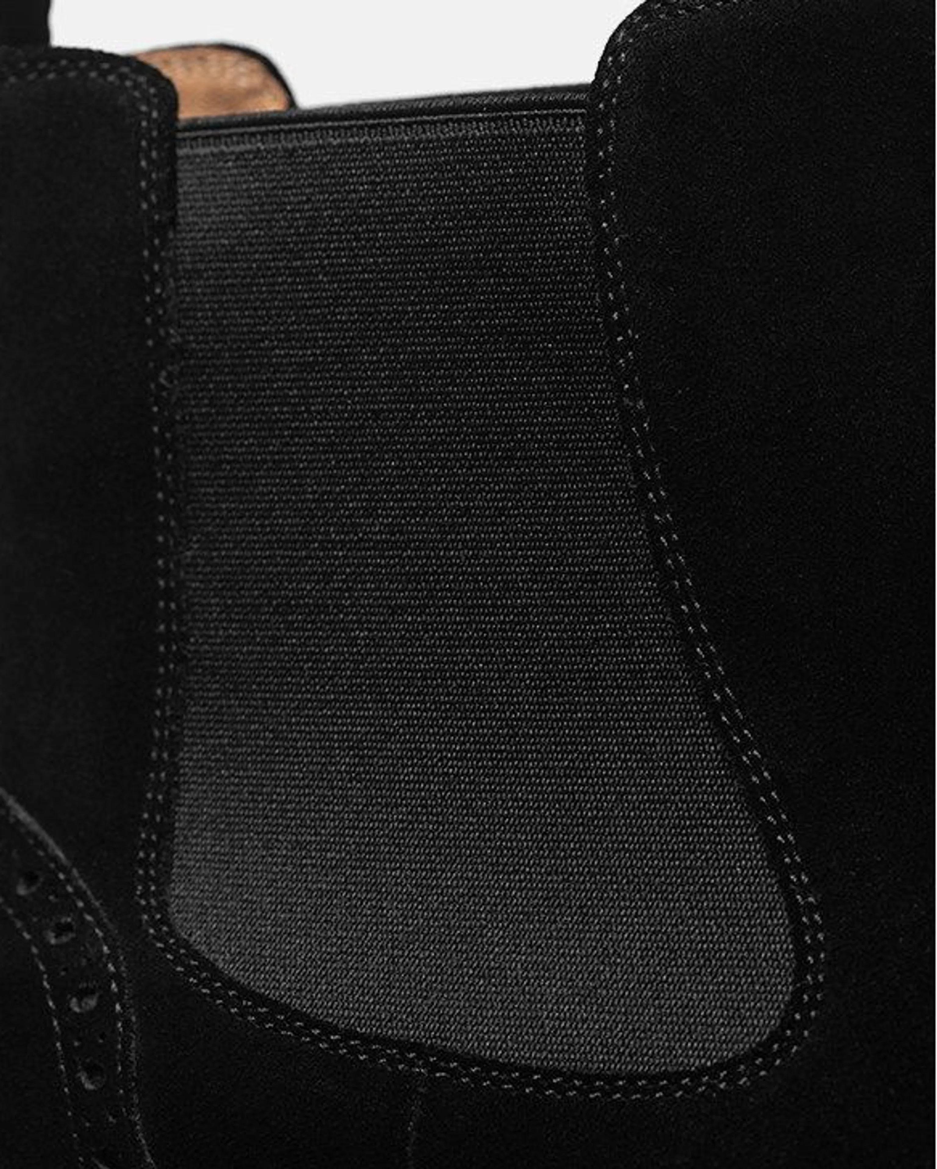 Suede Wingtip Lug Chelsea Boots - Image 7