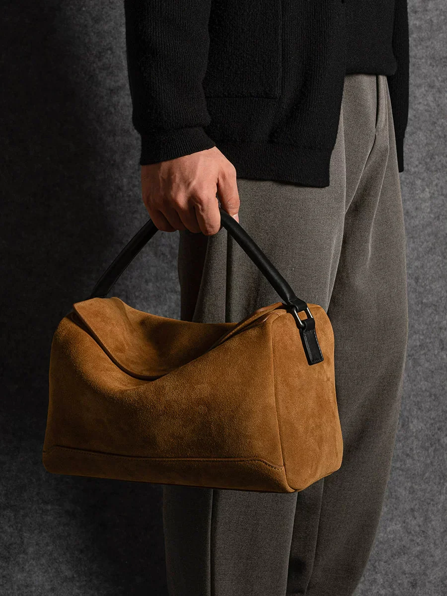 Suede Zip Crossbody - Image 4