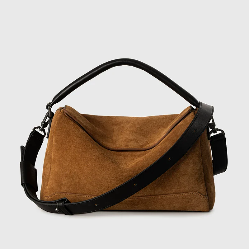 Suede Zip Crossbody - Image 7