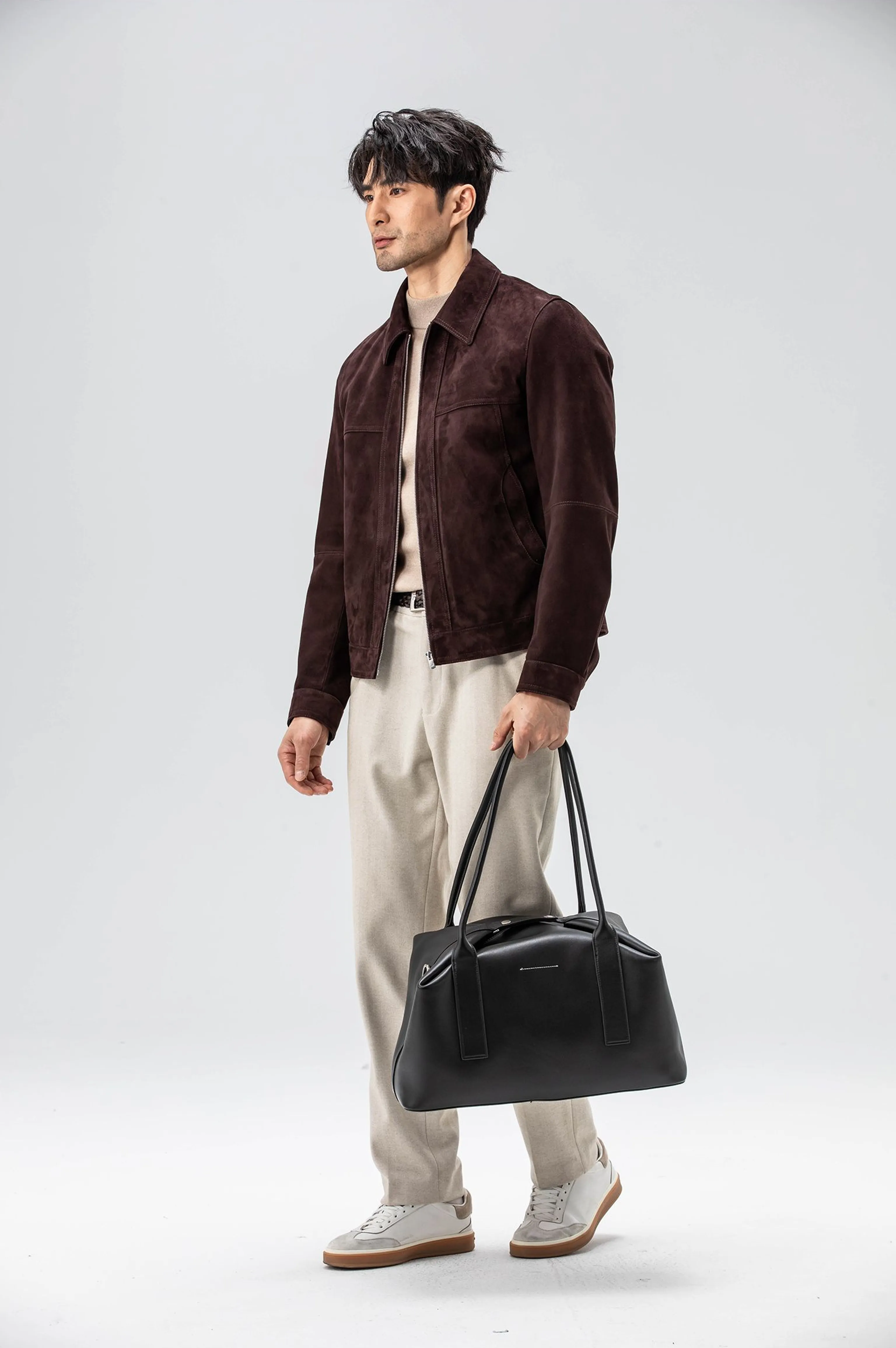 Suede Zip-Front Jacket - Image 5