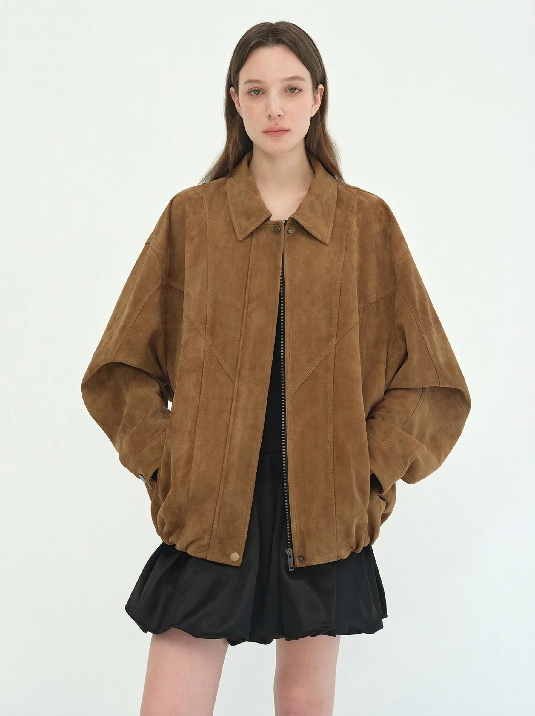 Suede Zip Jacket