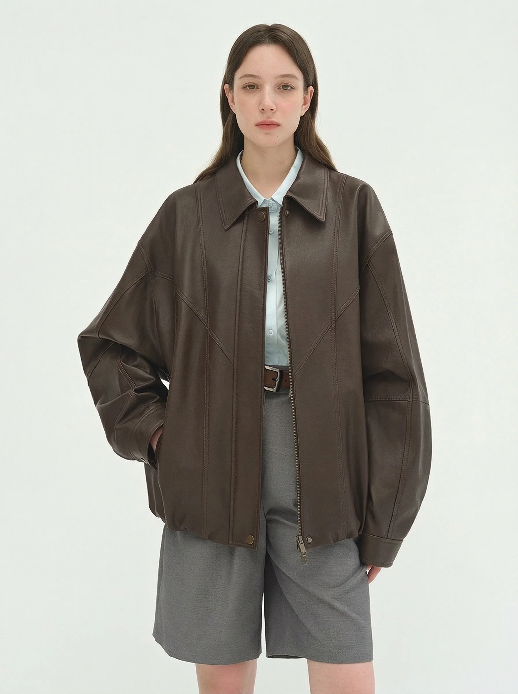 Suede Zip Jacket - Image 5