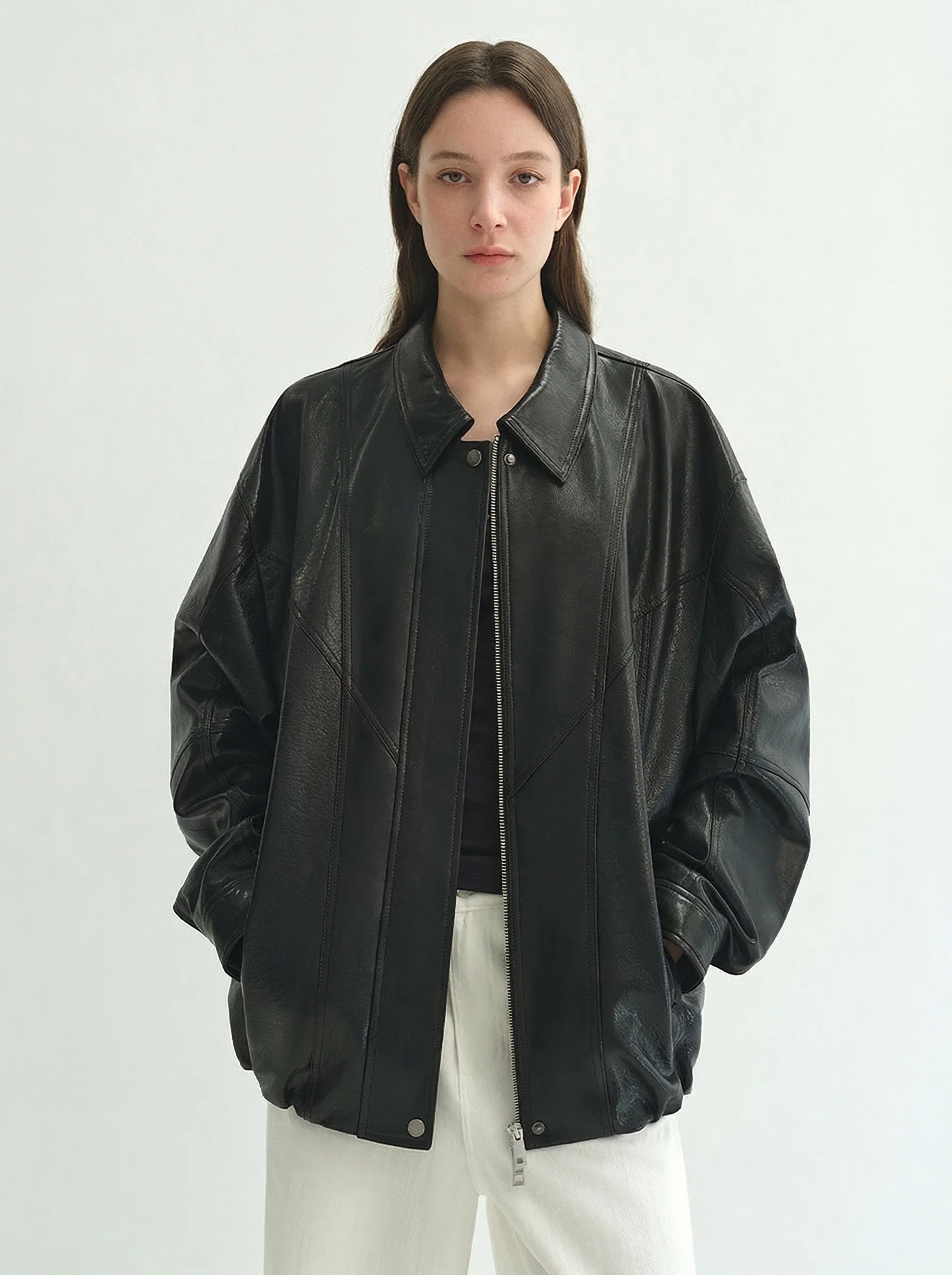 Suede Zip Jacket - Image 6