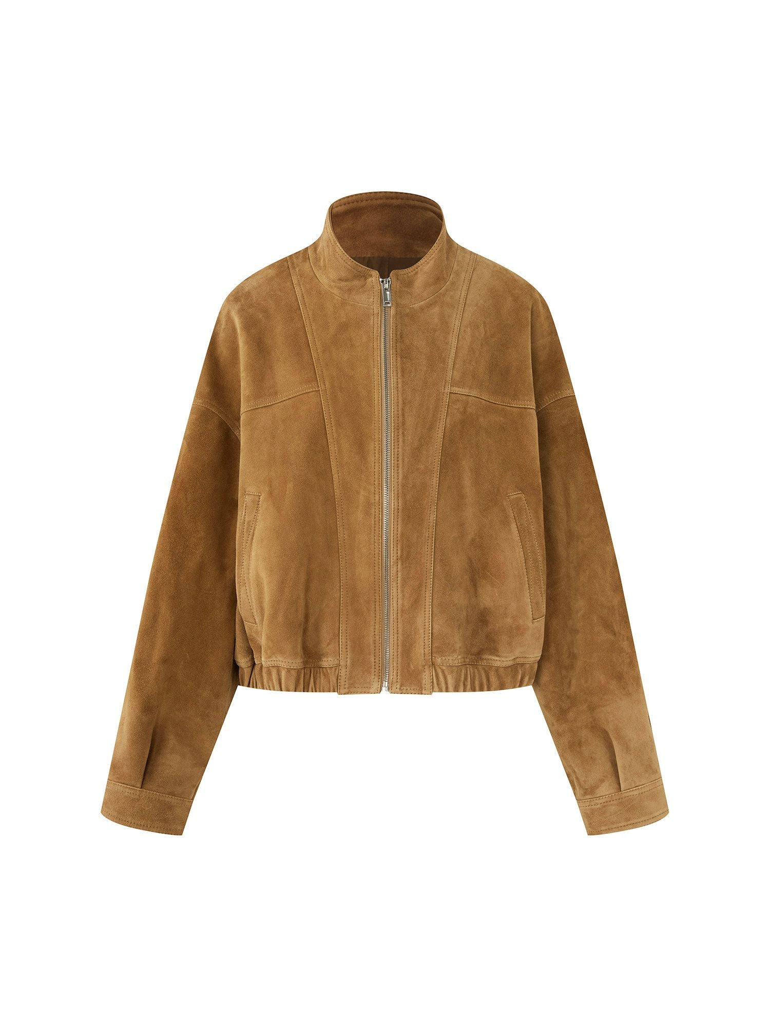 Suede Zip Jacket - Image 2