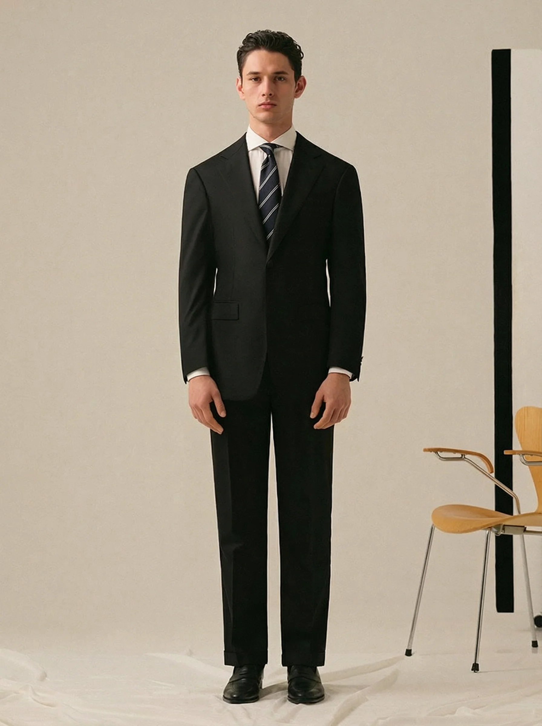Super 120s Wool Suit - Image 2